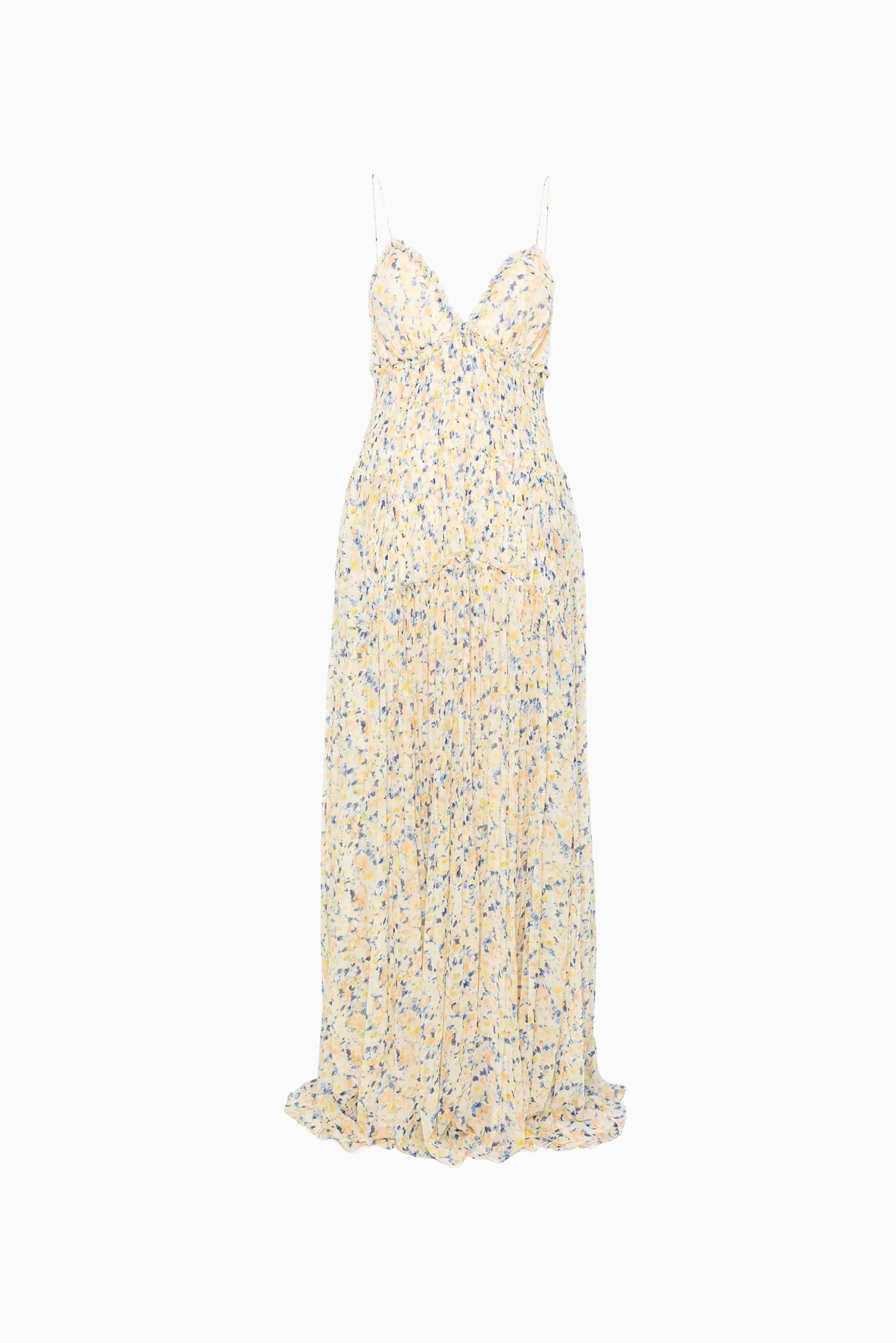 Atrani SL Silk Gown - Daffodil