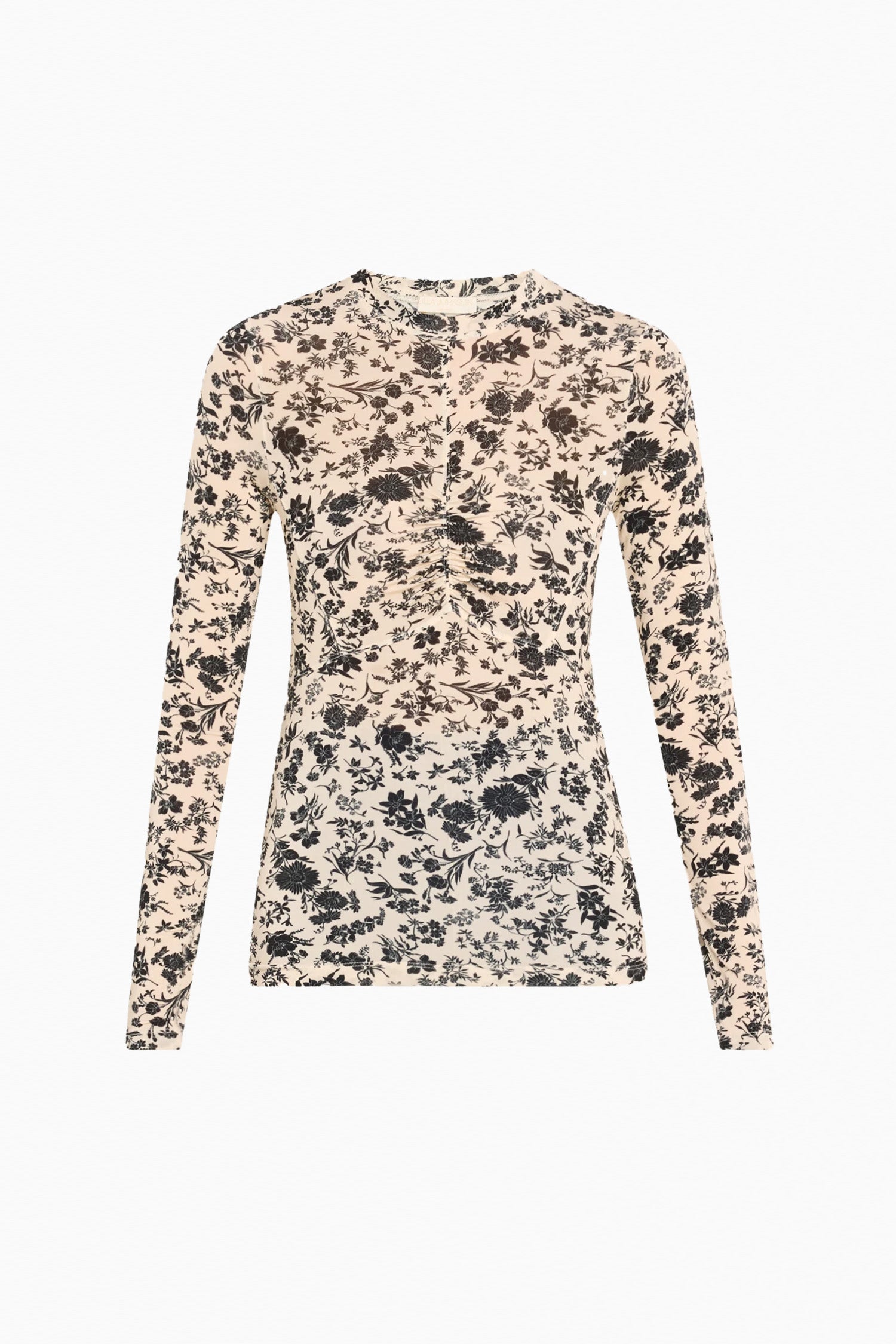 Aurelia Long Sleeve Turtleneck - White Gardenia