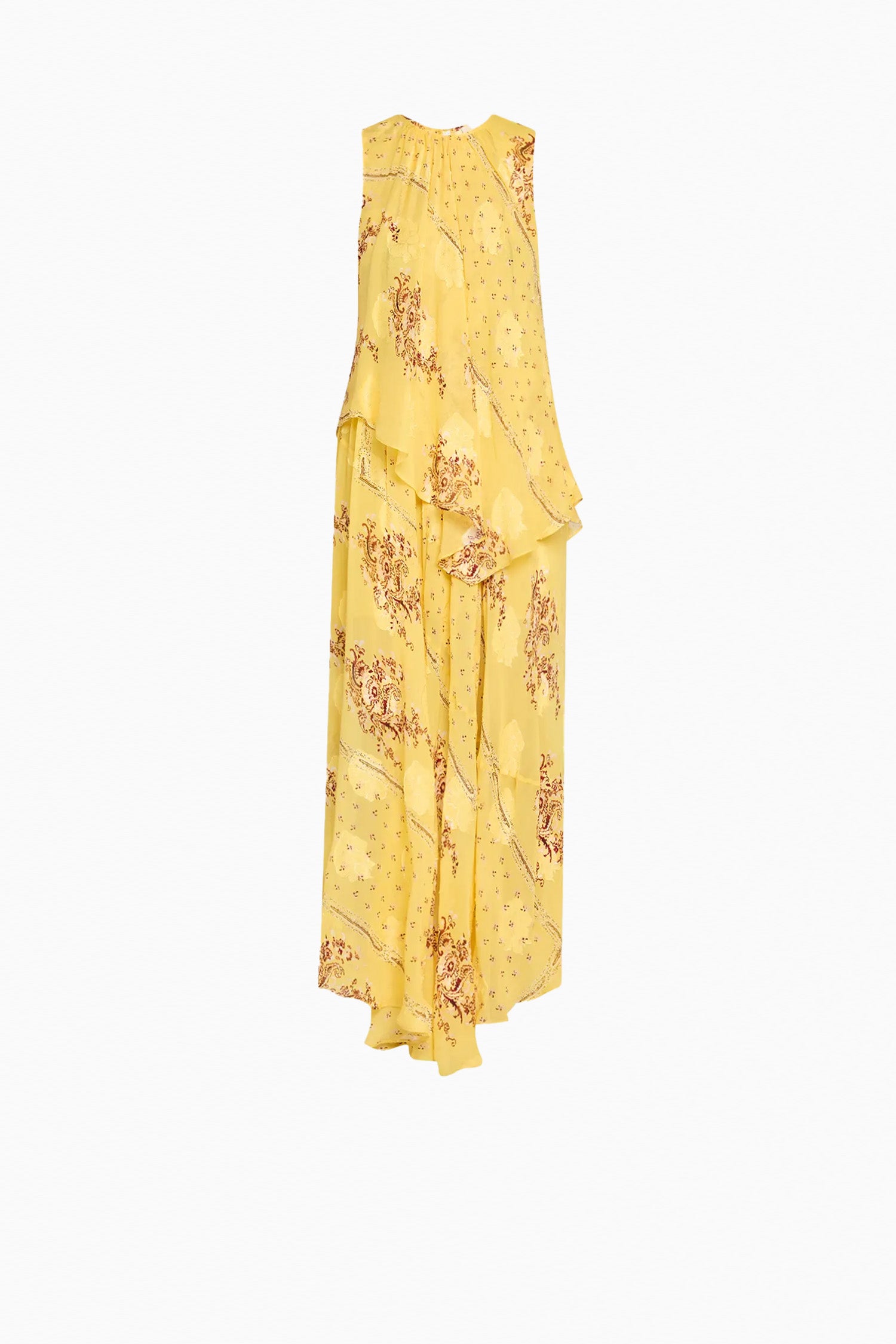 Caprice Asymmetrical Layered Dress - Soleil