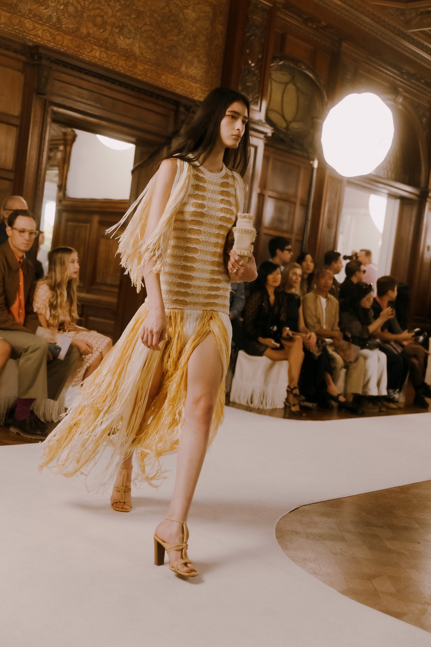 Silvia Fringe Knit Dress - Beach