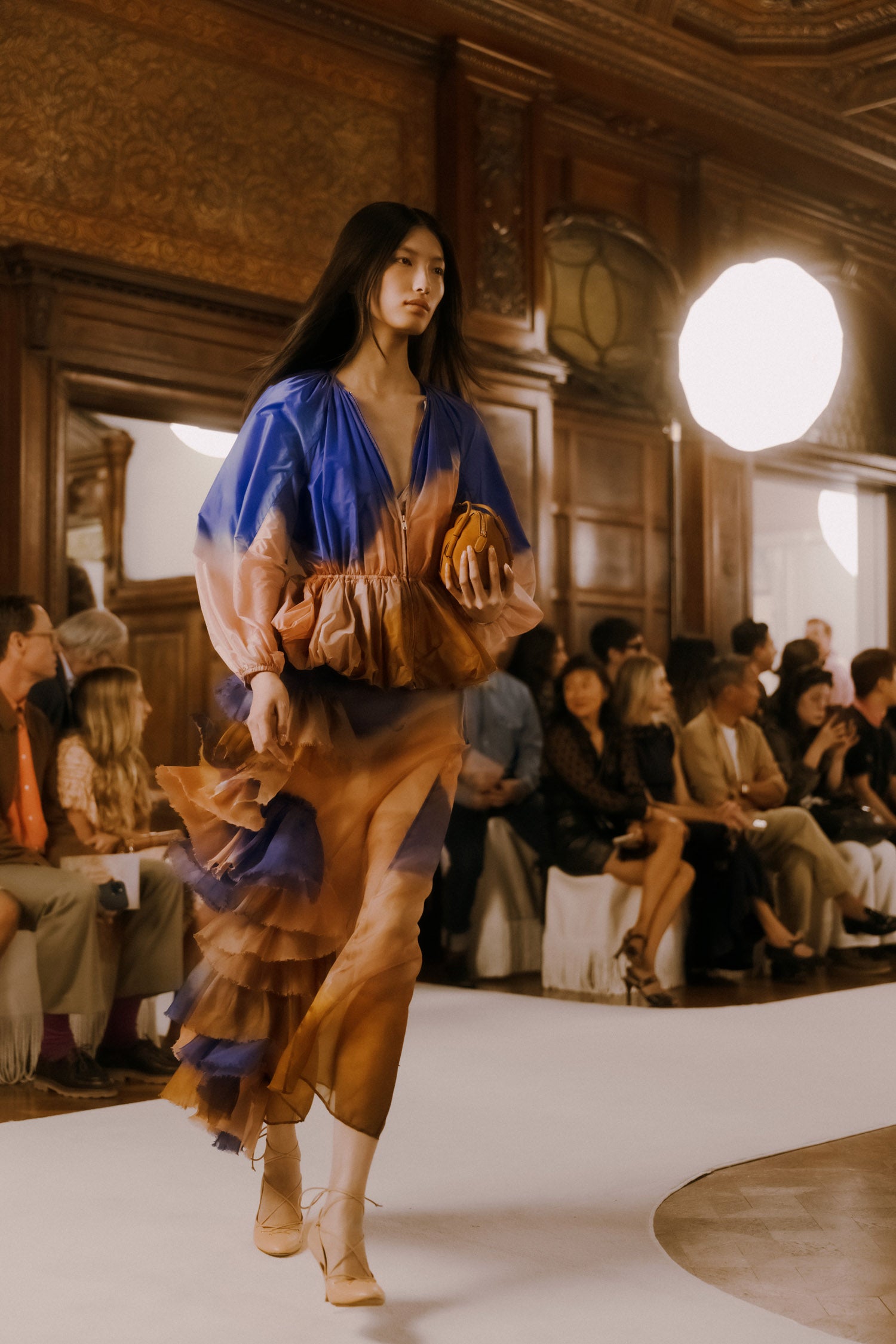 Yelena Ruffle Organza Skirt - Moontide