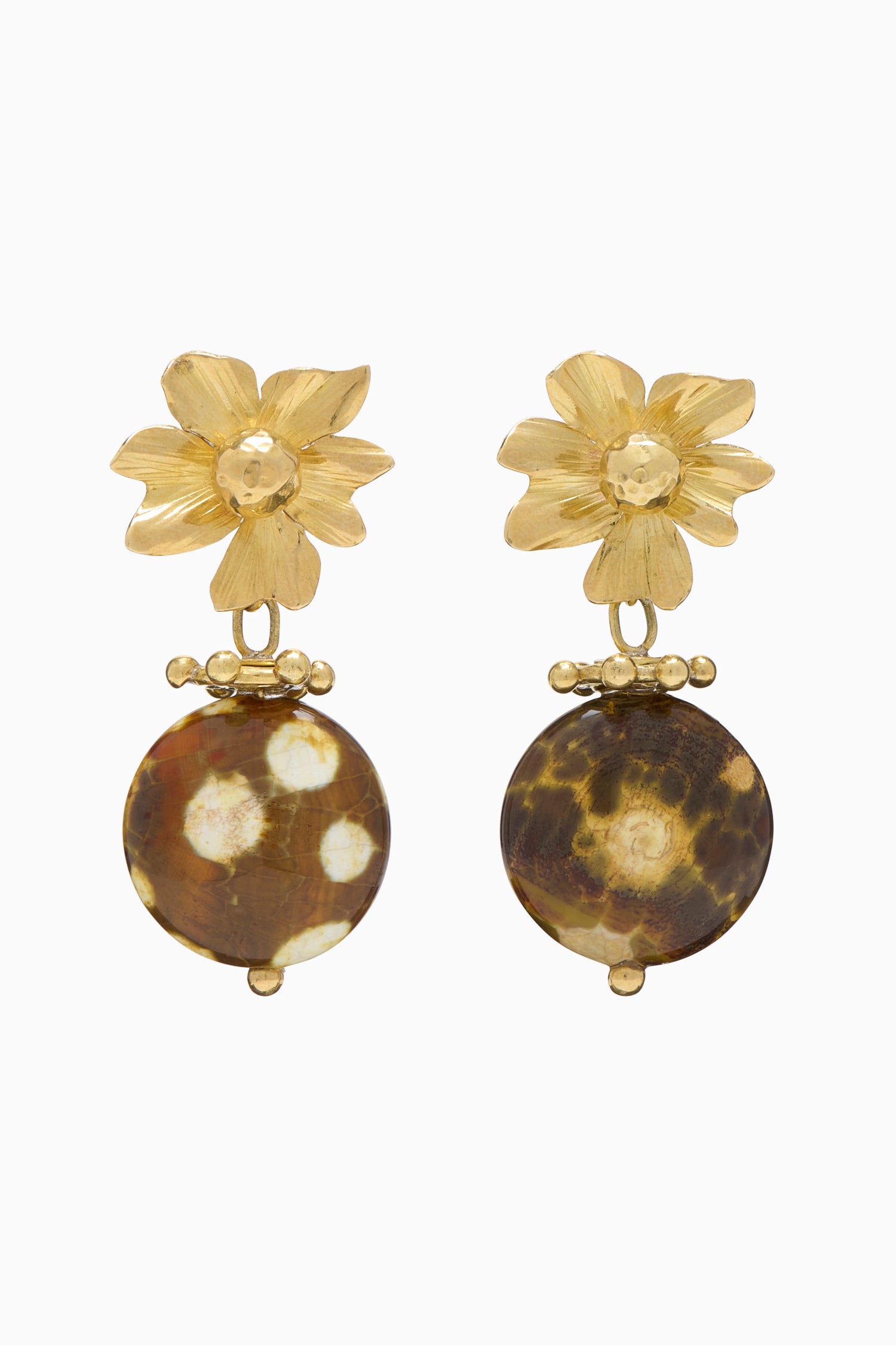 Lilah Stone Drop Earring - Jasper