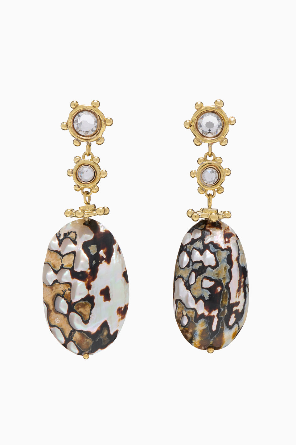 Fiori Black Multi Drop Earring - Black Multi