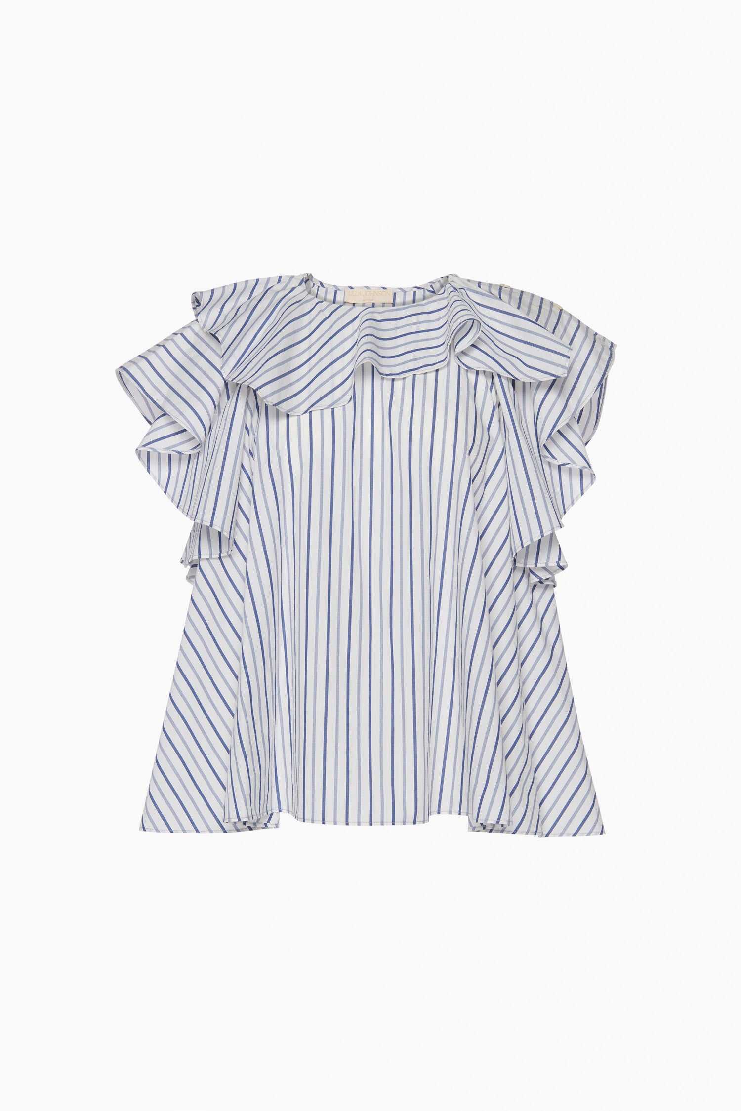 Amaia Sleeveless Top - Chalk Stripe