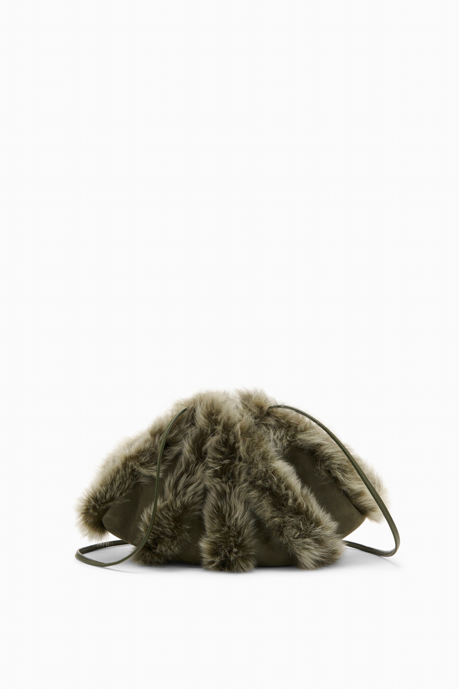 Adria Shearling Crossbody - Militaire
