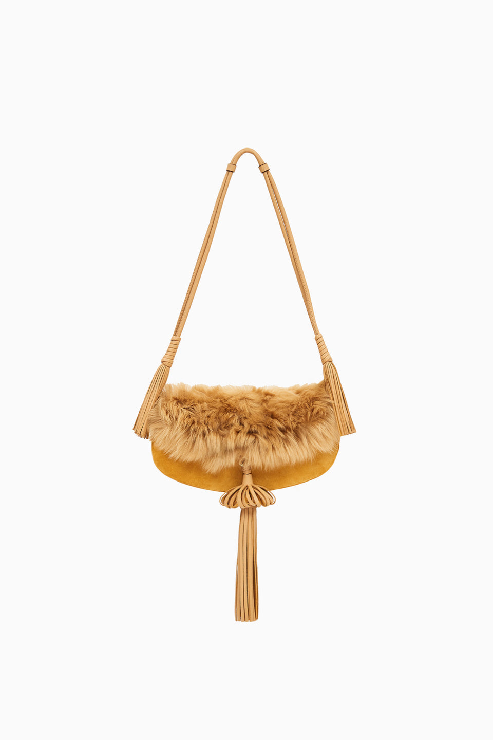 Paloma Tassel Flap Bag - Lotus