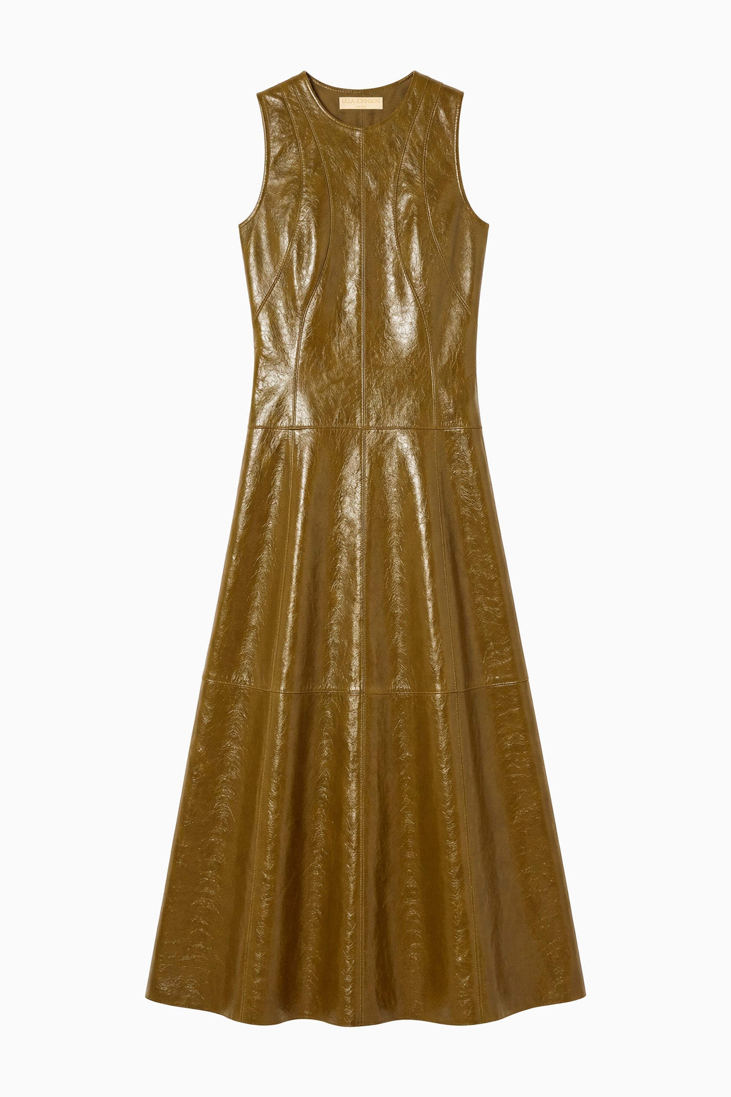 Ulla Johnson Juliette Leather Dress - Lichen