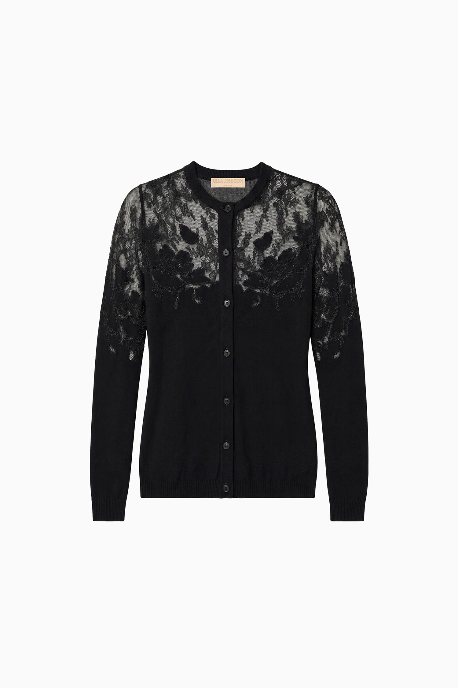 Ulla Johnson Talia Lace Cardigan - Noir
