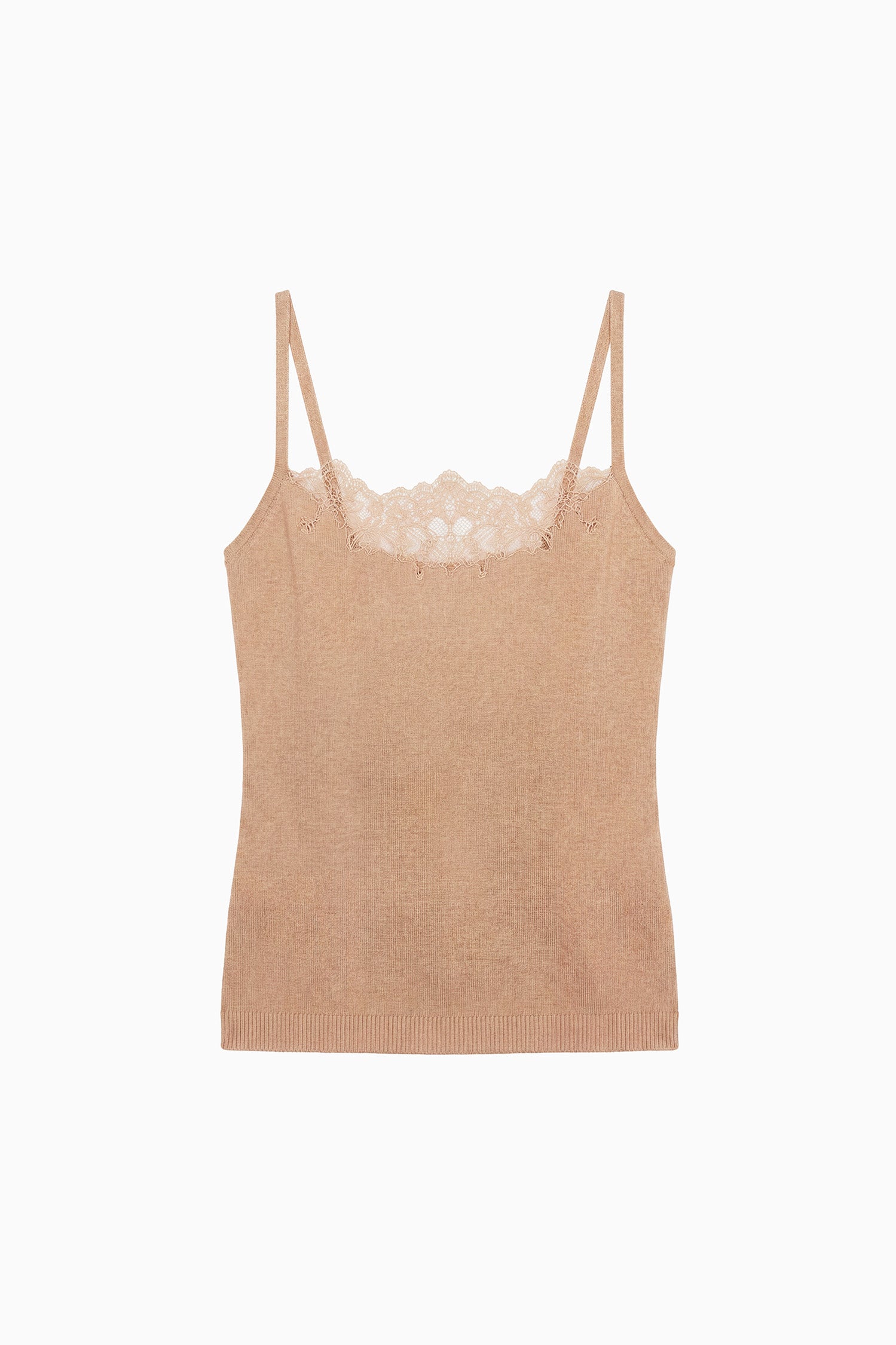 Ulla Johnson Elena Lace Cami - Almond