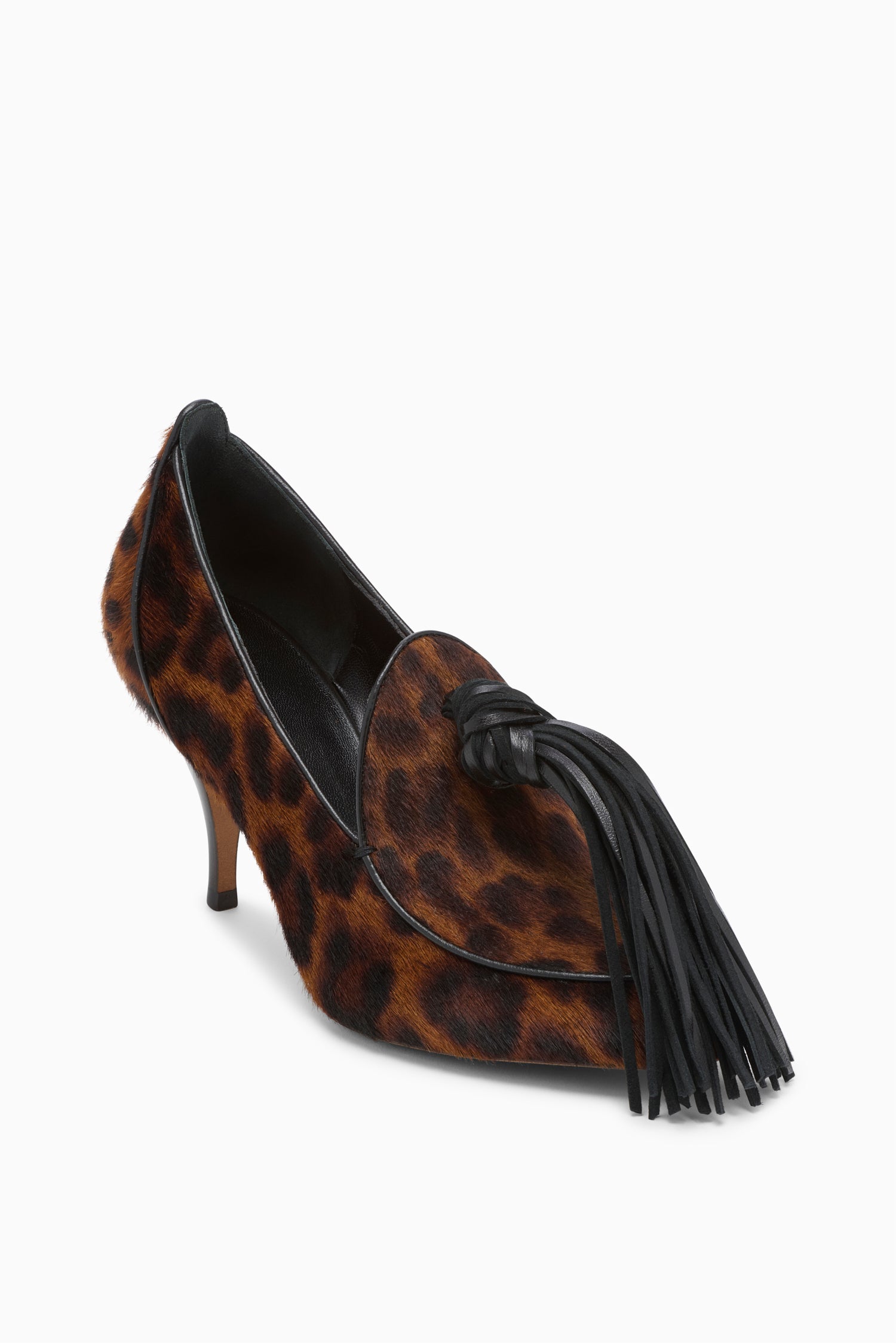 Ulla Johnson Agata Tassel Pump - Leopard