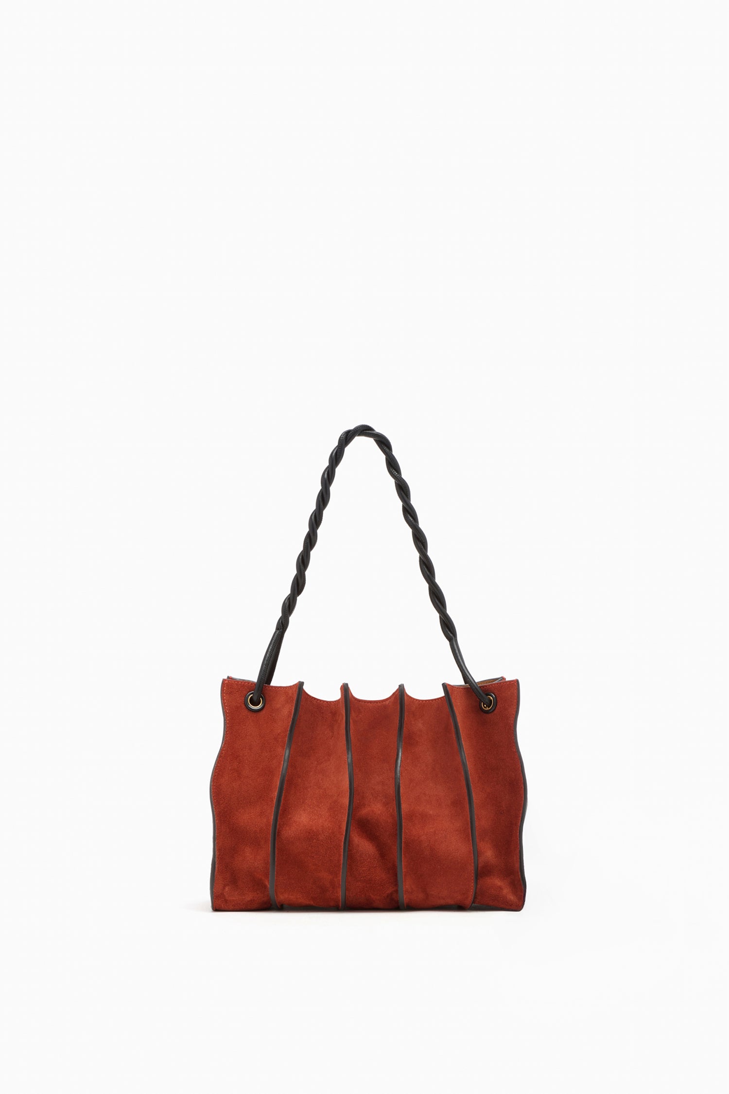 Adria Small Shoulder Bag - Rust