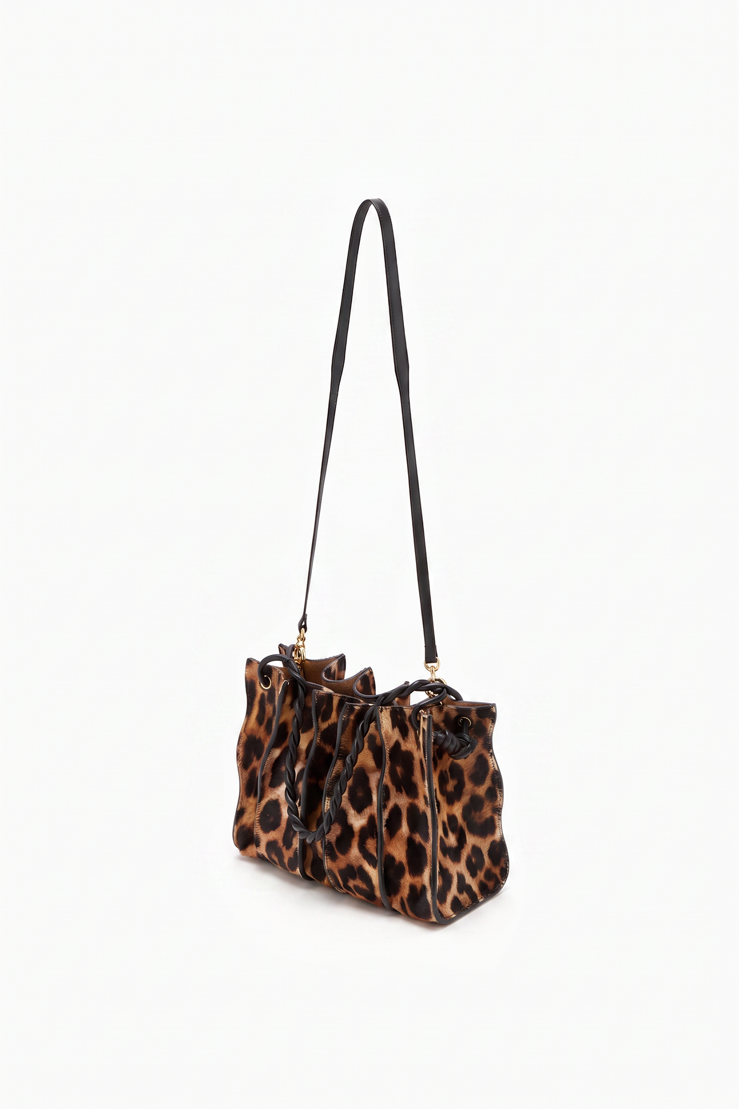 Ulla Johnson Adria Small Shoulder Bag - Leopard