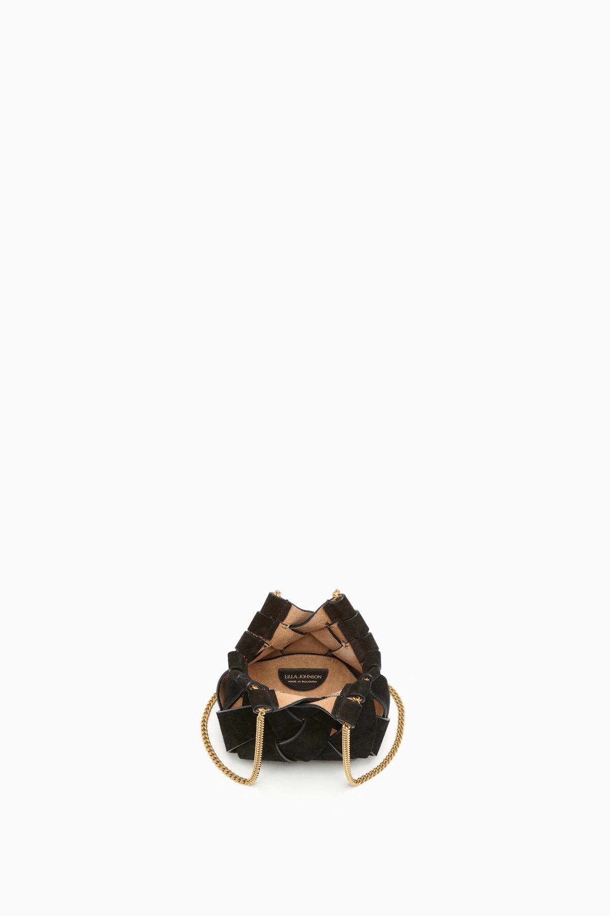 Mini–sac bandoulière Charlotte à chaîne - Noir