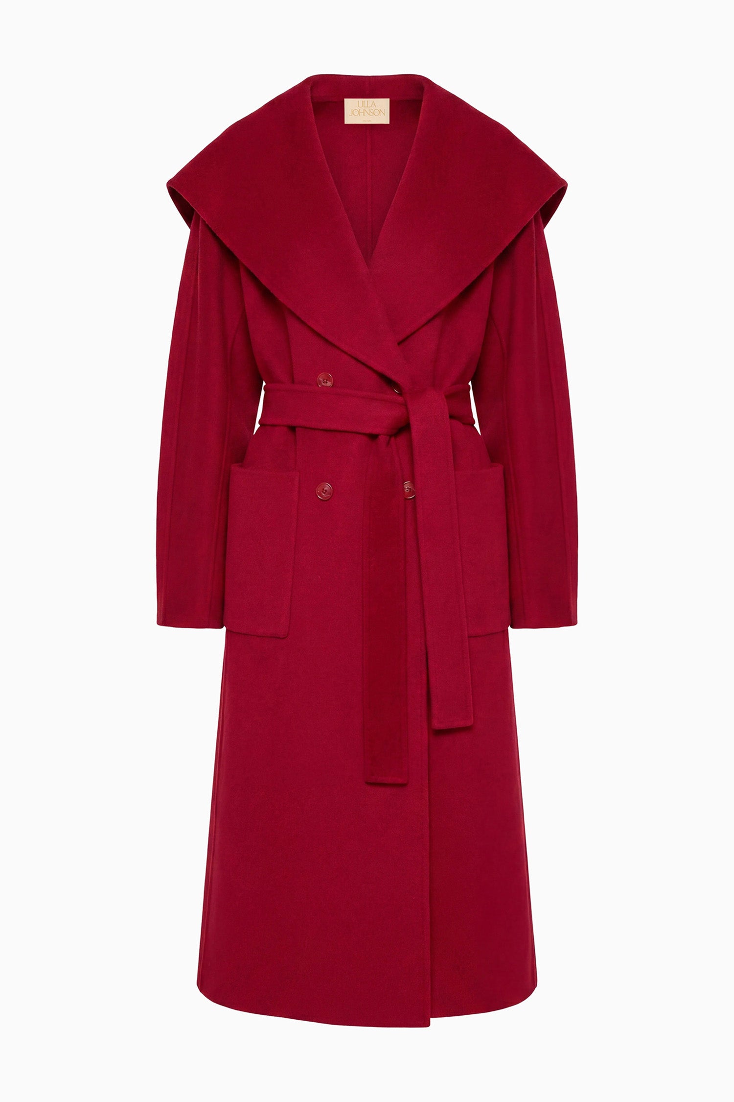 Ulla Johnson Rory Wool Coat - Cerise