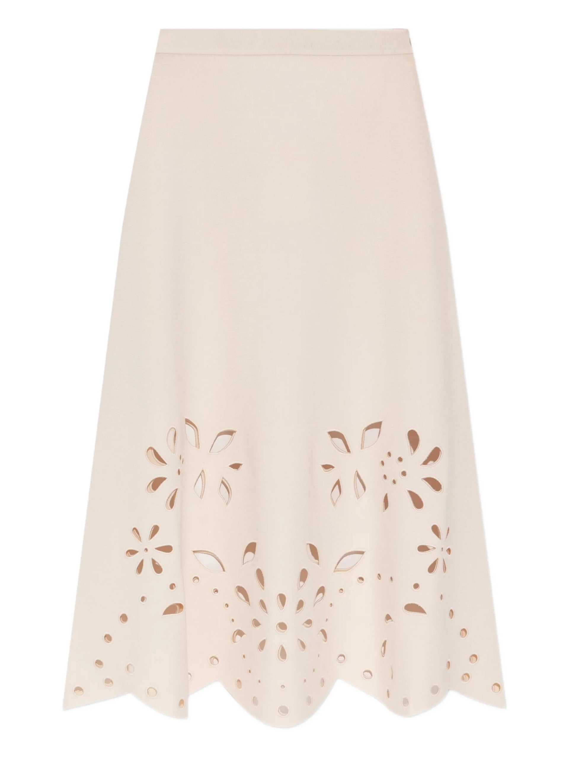 Grace Knit Midi Skirt - Cowrie