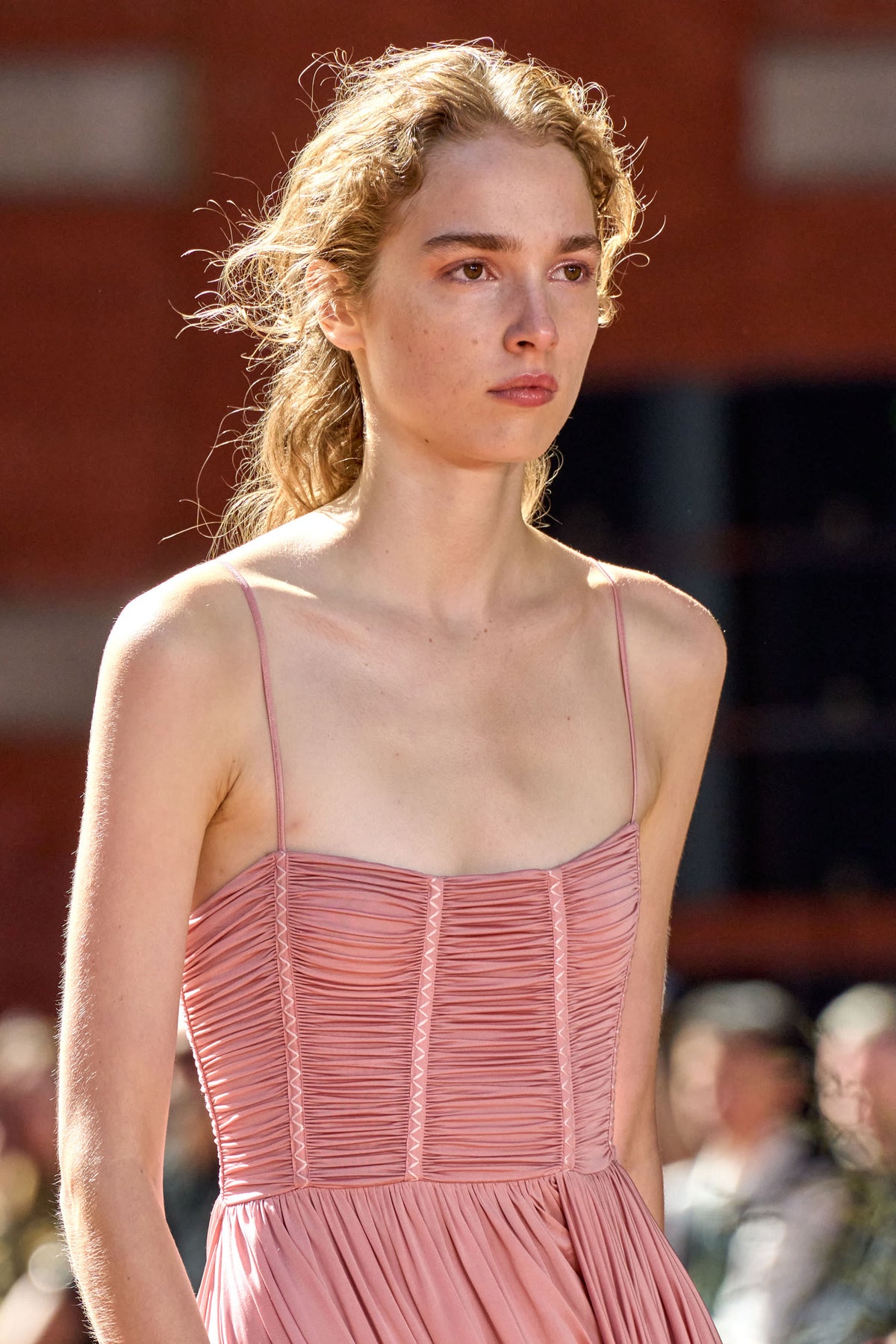 Antonia Draped jurk - Peony