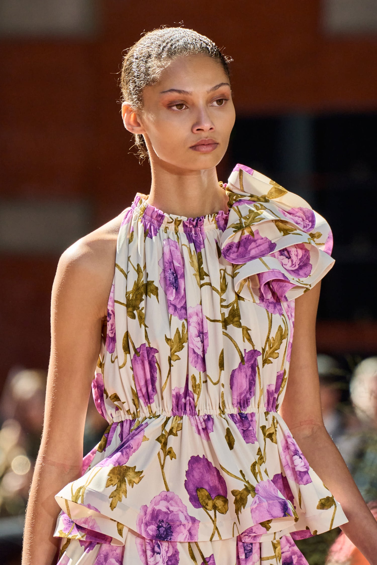 Ulla Johnson Haut péplum halter Mireille - Lila