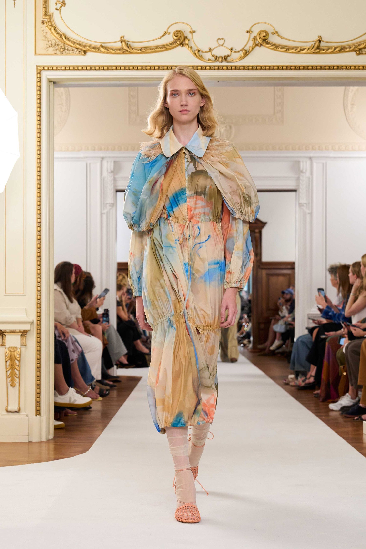 Ulla Johnson Nadia Bubble Tiered Coat - Western Dream