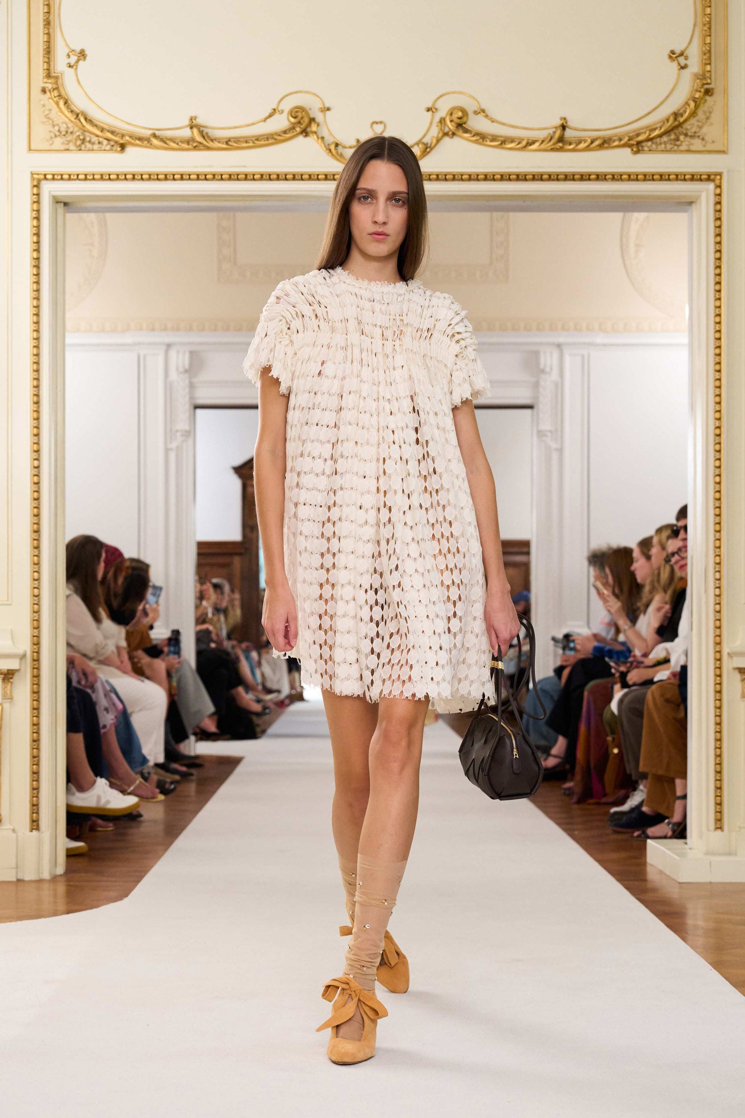 Ulla Johnson Layla Lace Mini Dress - Chalk