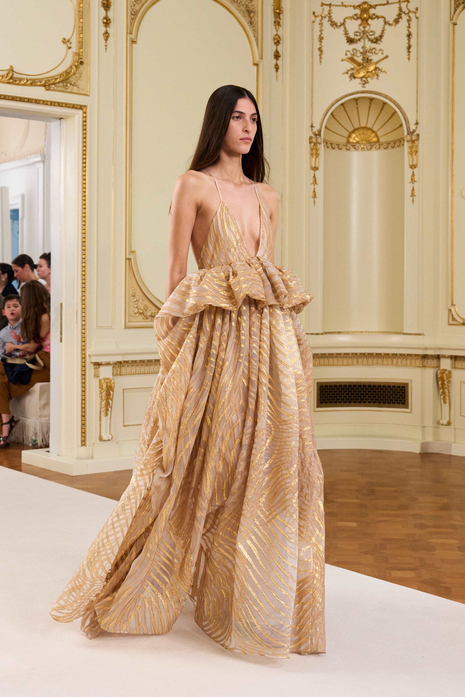 Camelia Gown with Lurex - Nautilis