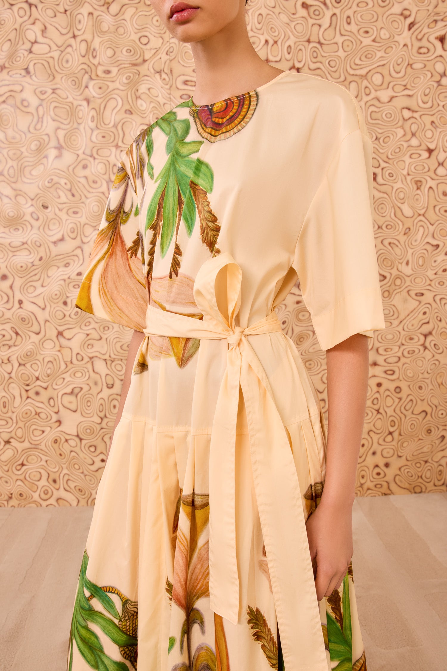 Ulla Johnson Aniline Drop Waist Cotton Dress - Inner Nature