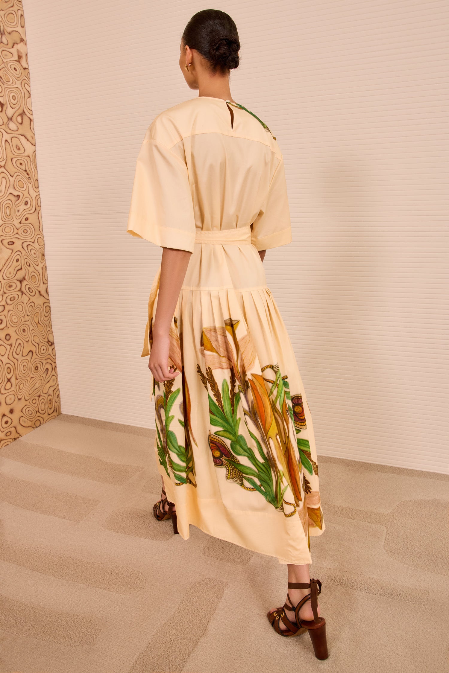 Ulla Johnson Aniline Drop Waist Cotton Dress - Inner Nature