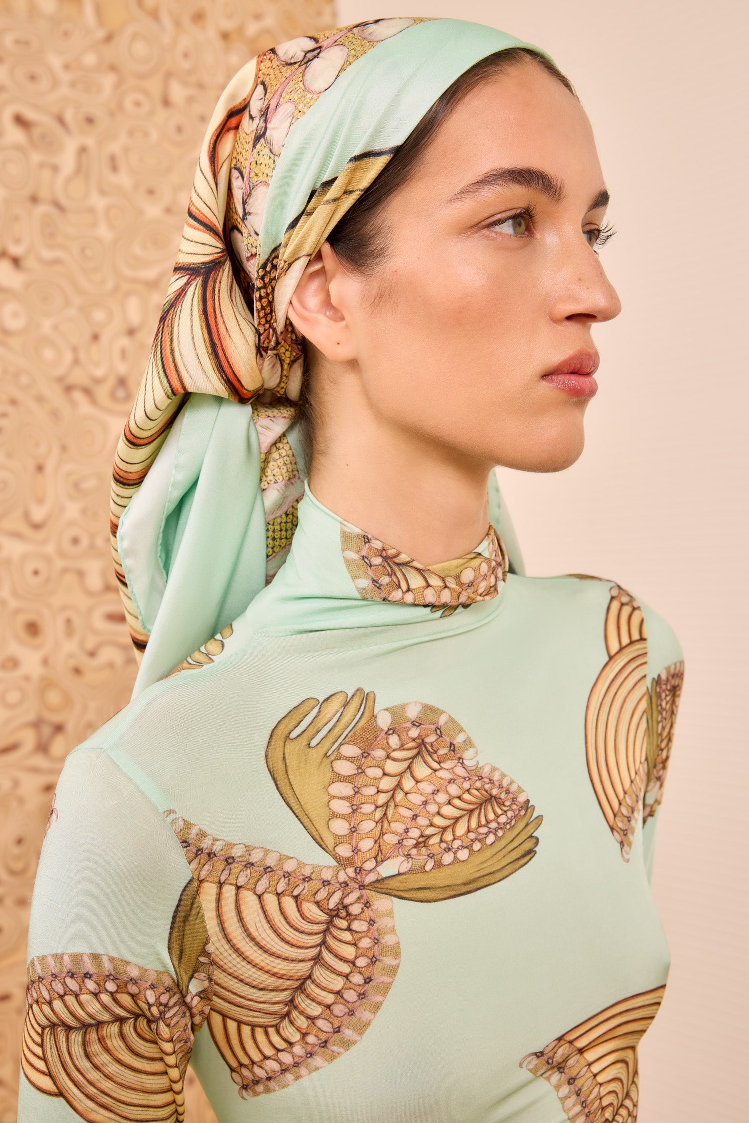 Ulla Johnson Chiara Scarf - Water Blossoms