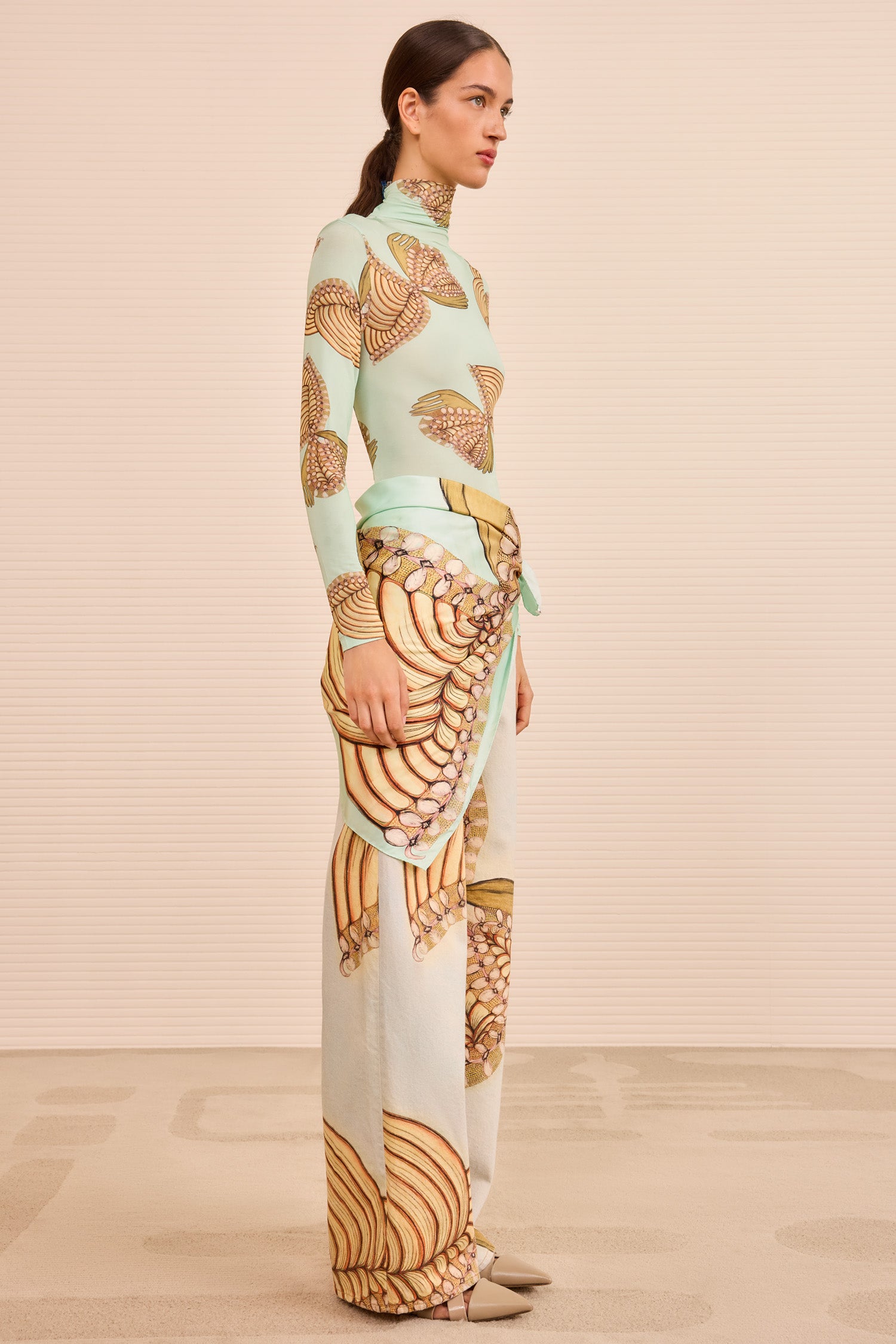 Chiara Scarf - Water Blossoms