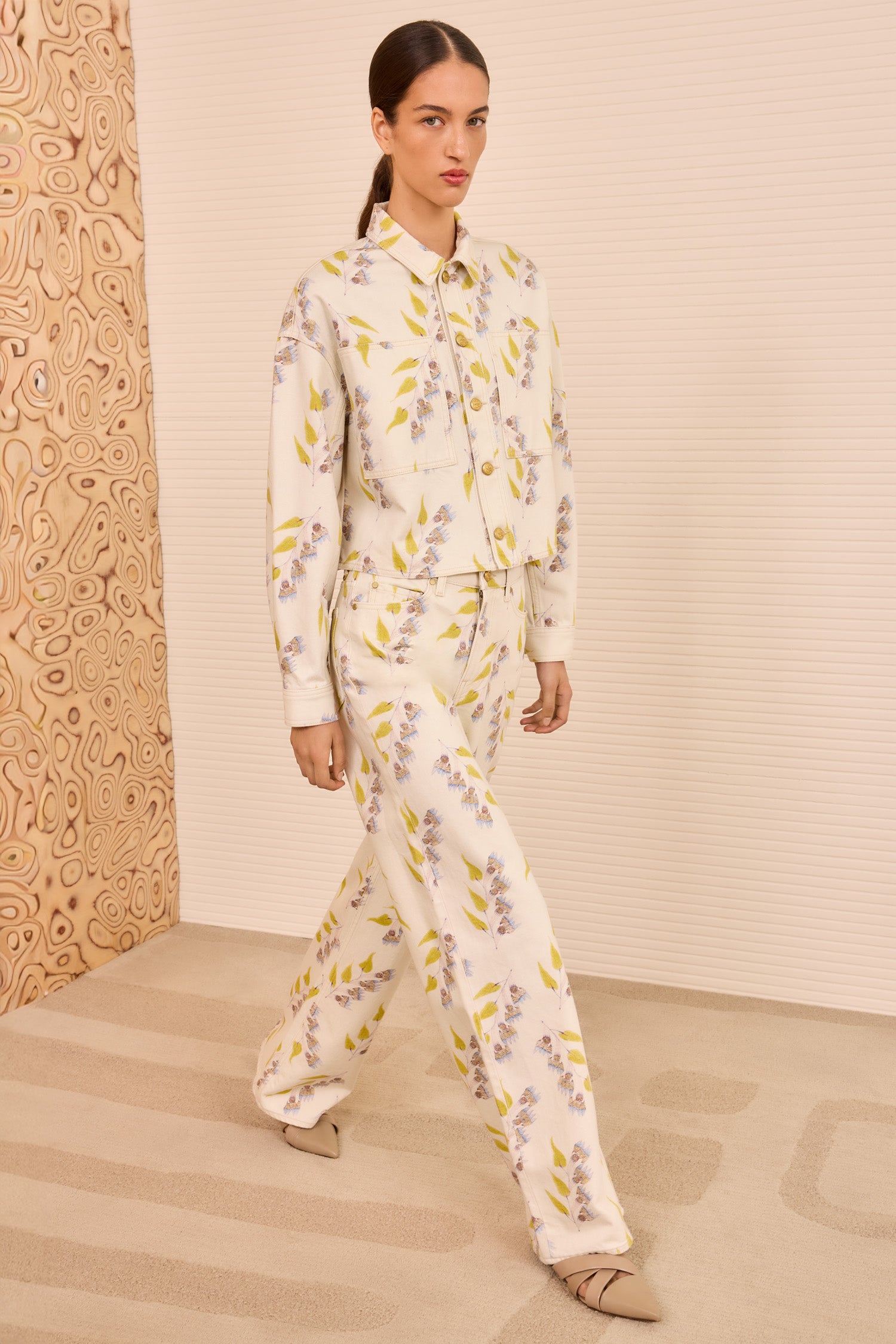 Ulla Johnson The Bobbi Cropped Jacket - Infinite Flower