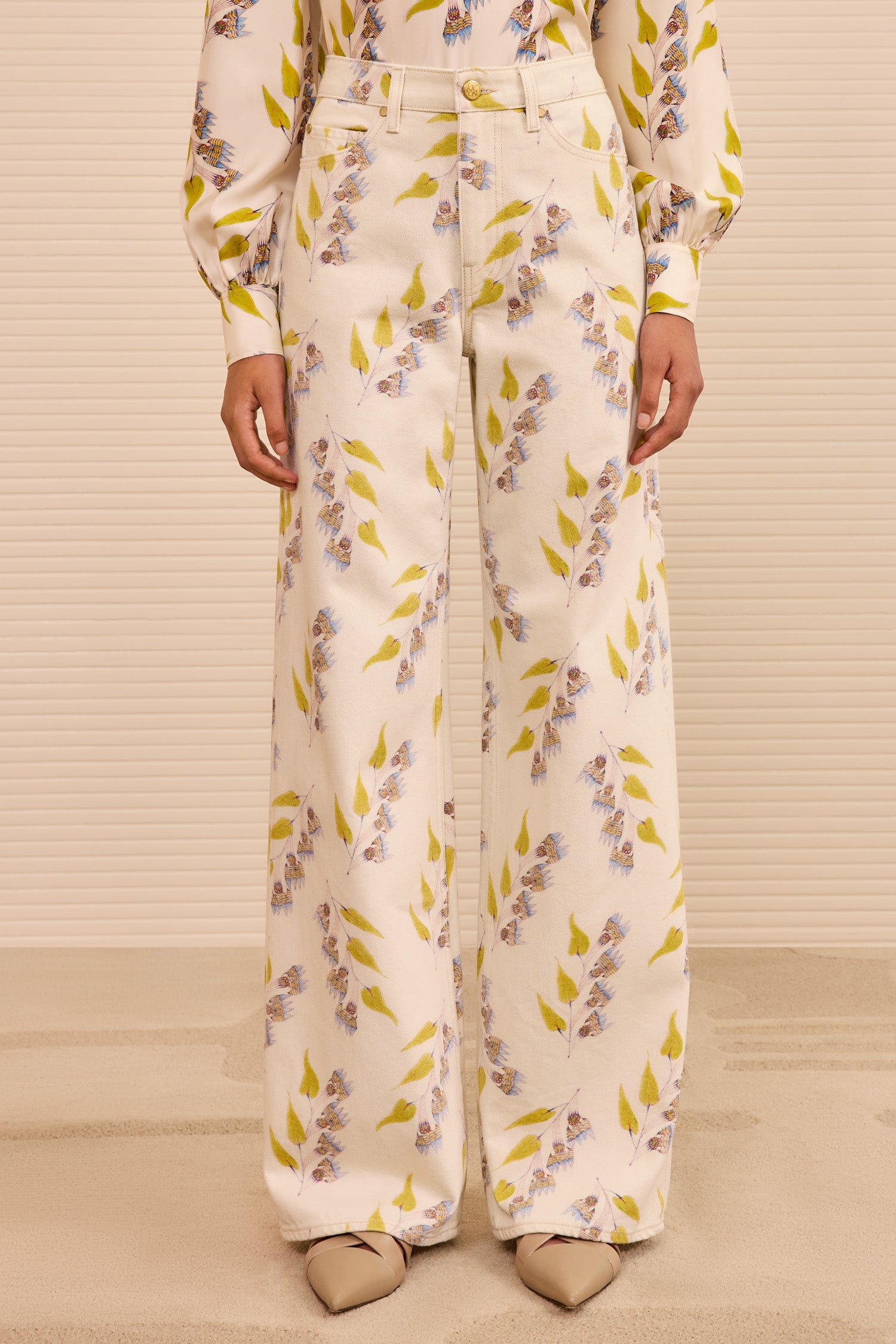 The Willow Wide Leg Jean - Infinite Flower