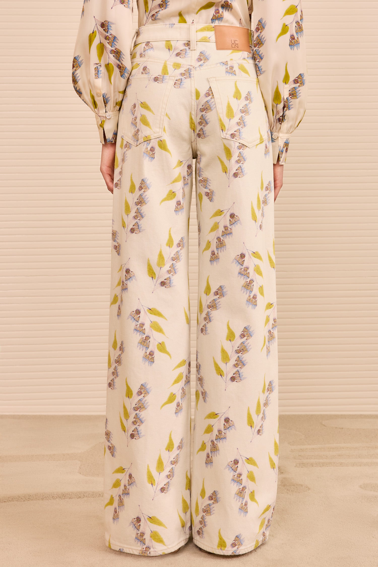 Ulla Johnson The Willow Wide Leg Jean - Infinite Flower