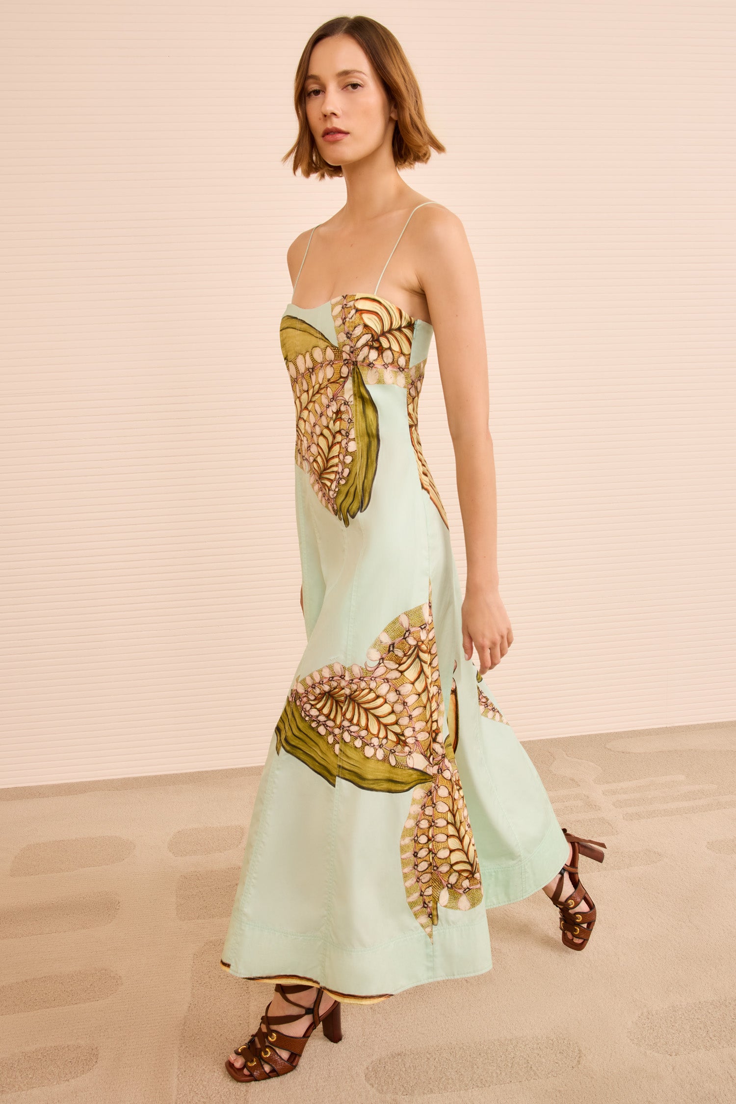 Ulla Johnson Vesela Cami Midi Dress - Water Blossoms