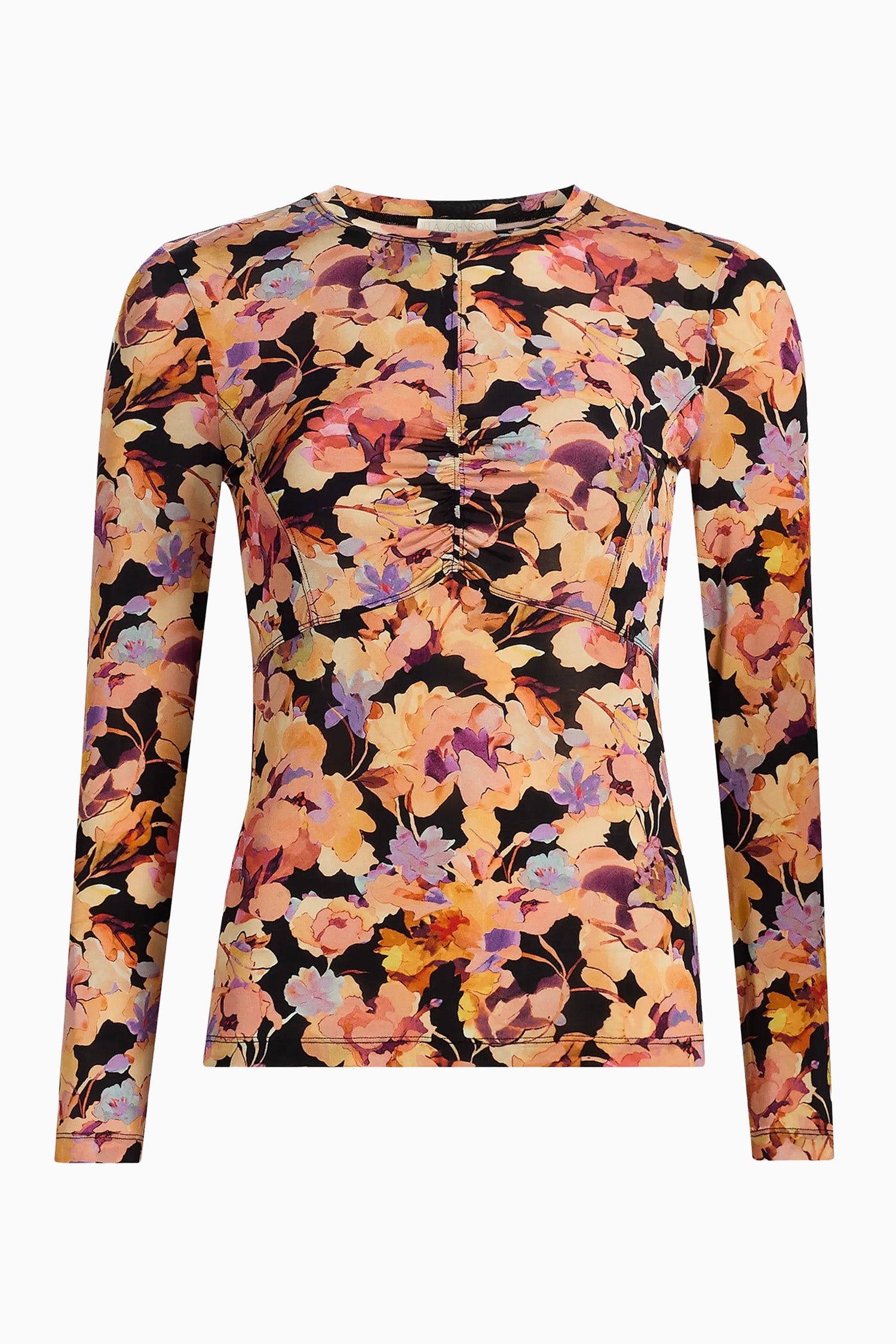 Neri LS Jersey Top - Night Bloom