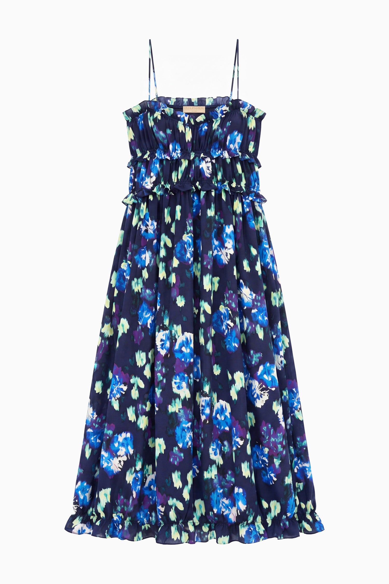 Ulla Johnson Clove Cami Silk Dress - Evening Bloom