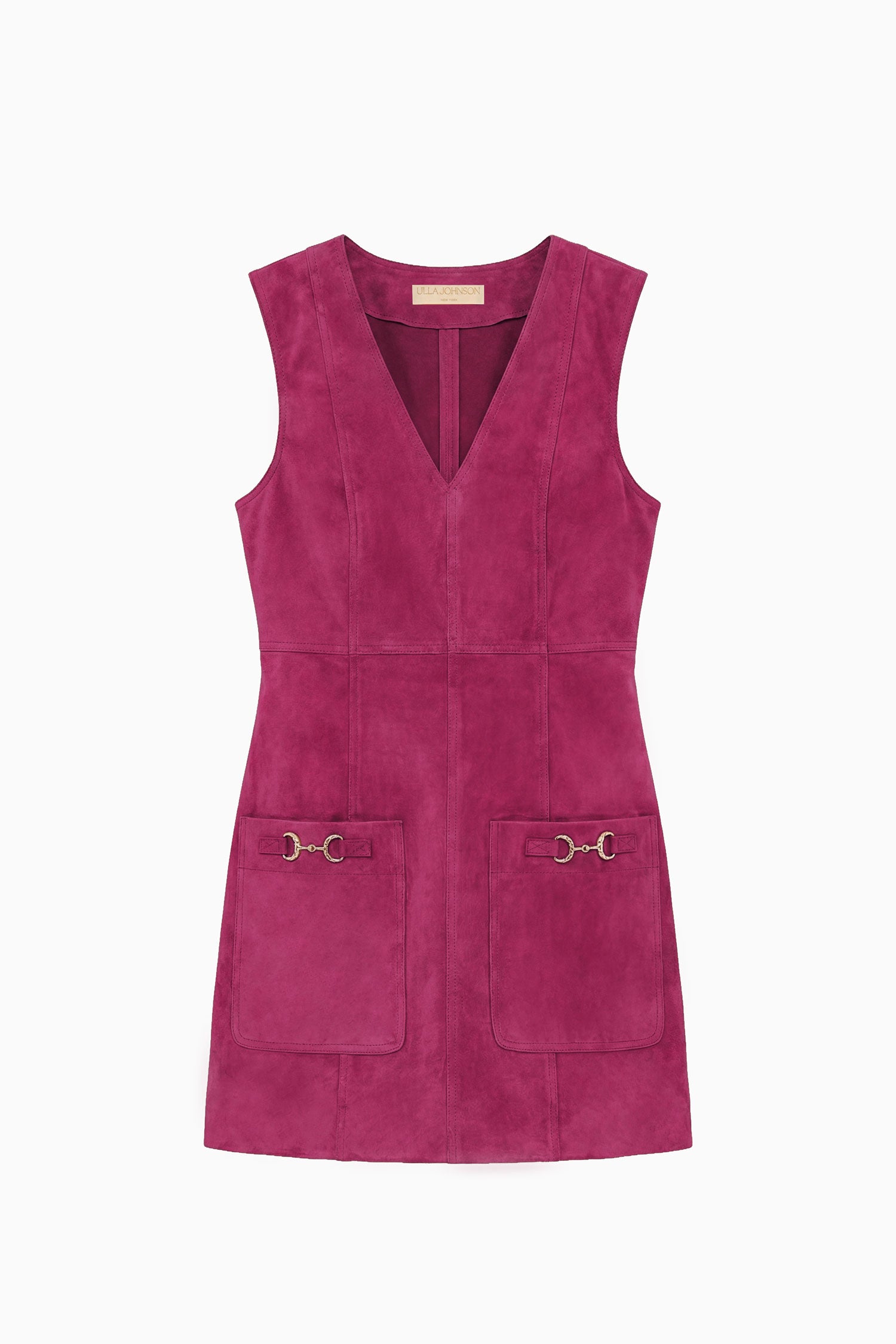 Ulla Johnson Sloane Suede Mini Dress - Iris