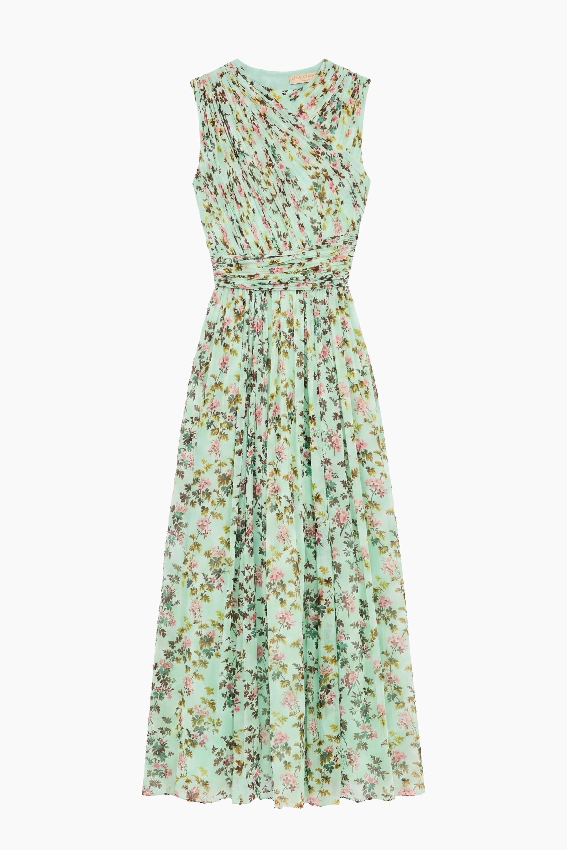 Celestina SL Silk Dress - Opaline