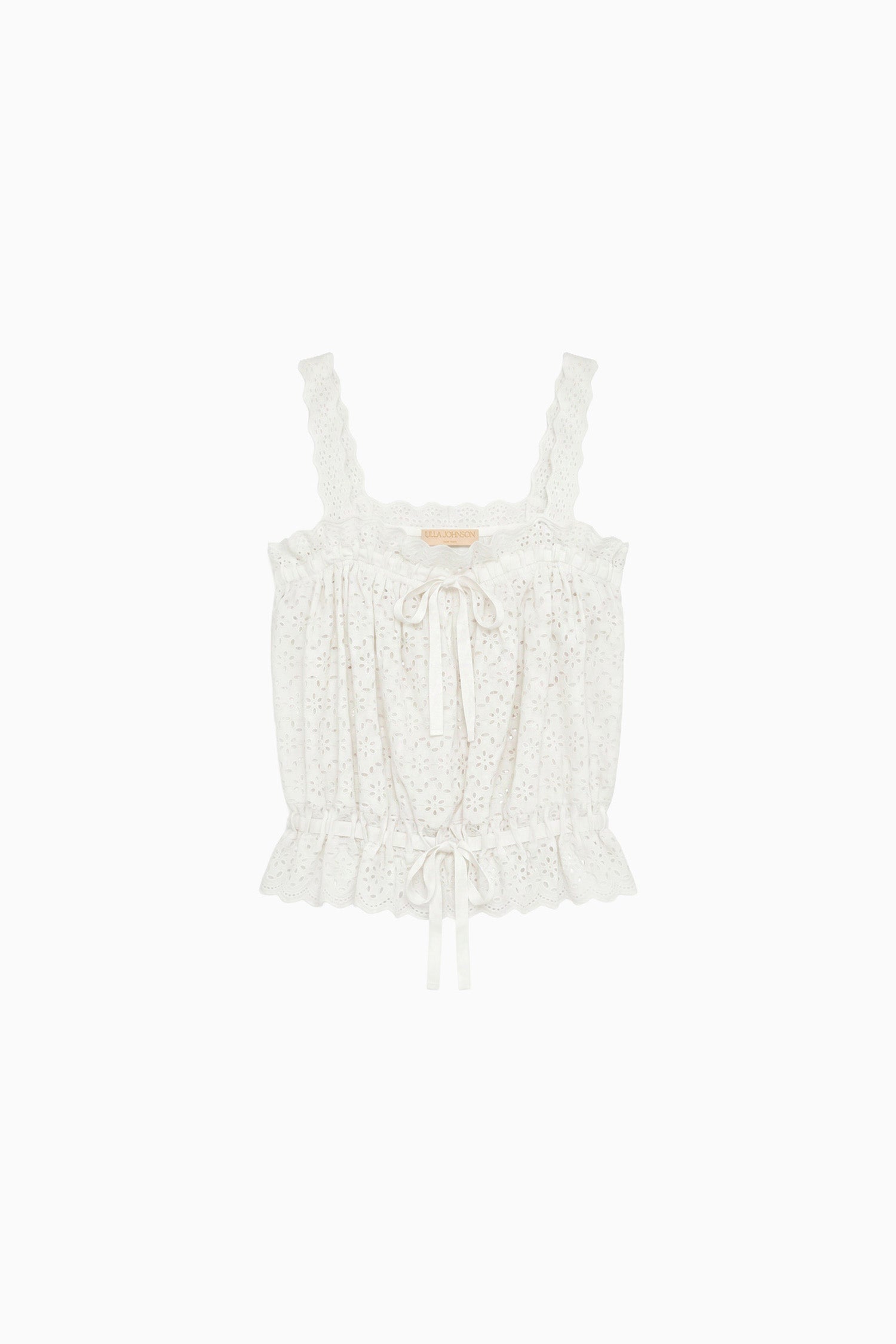 Ulla Johnson Isola Cotton Top - Pristine