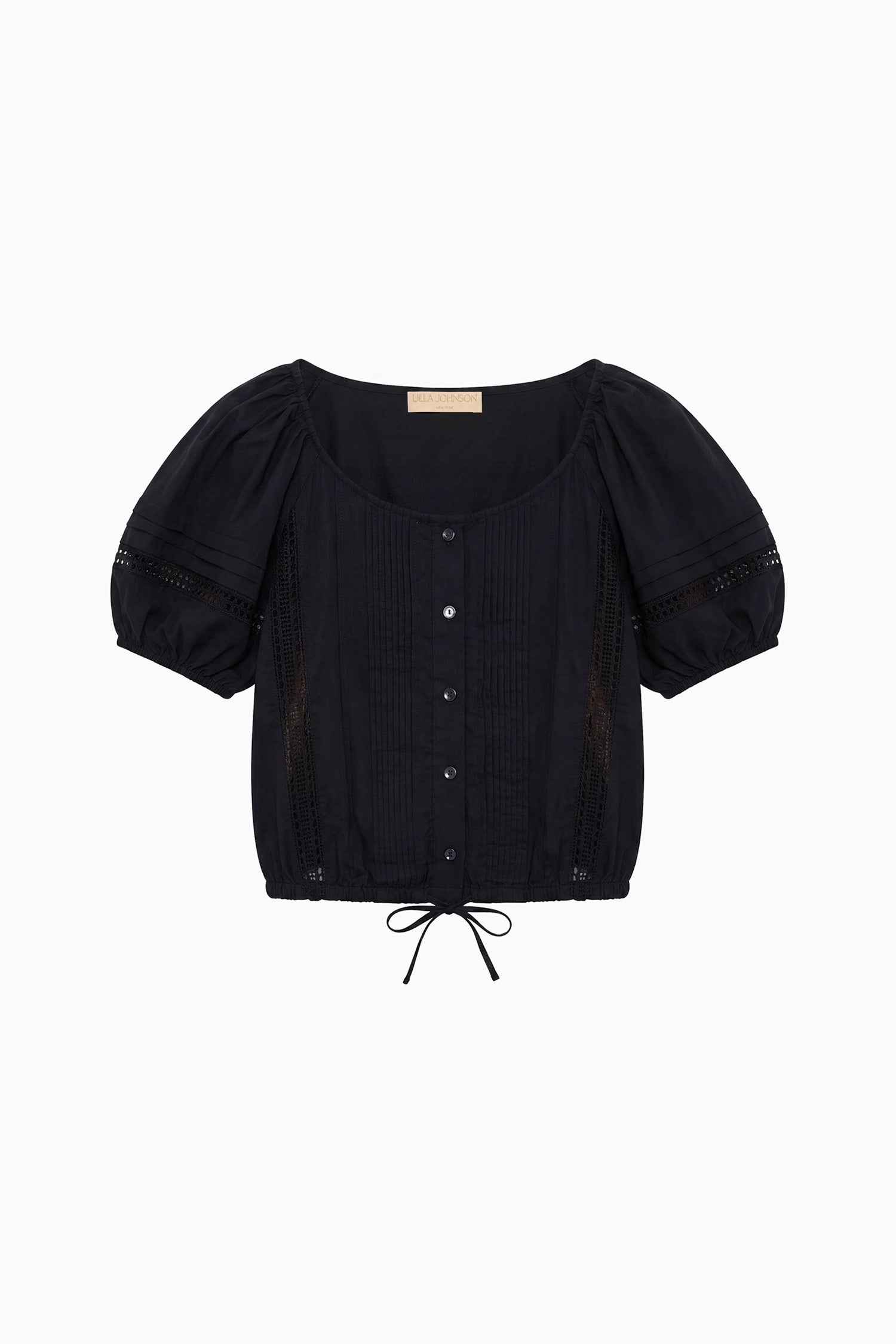 Clara Cotton Top - Noir