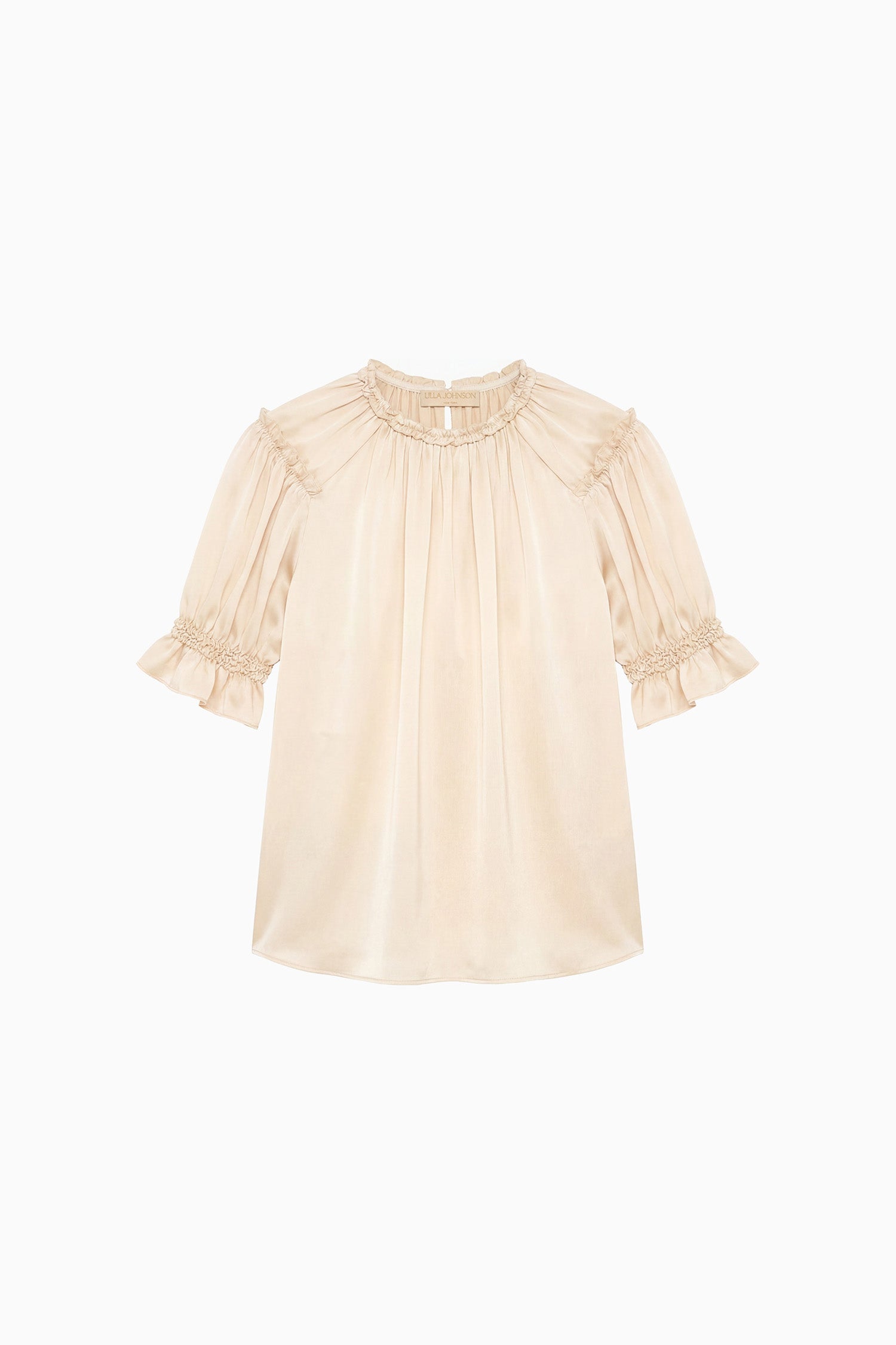 Ulla Johnson Alina Silk Top - Ivory