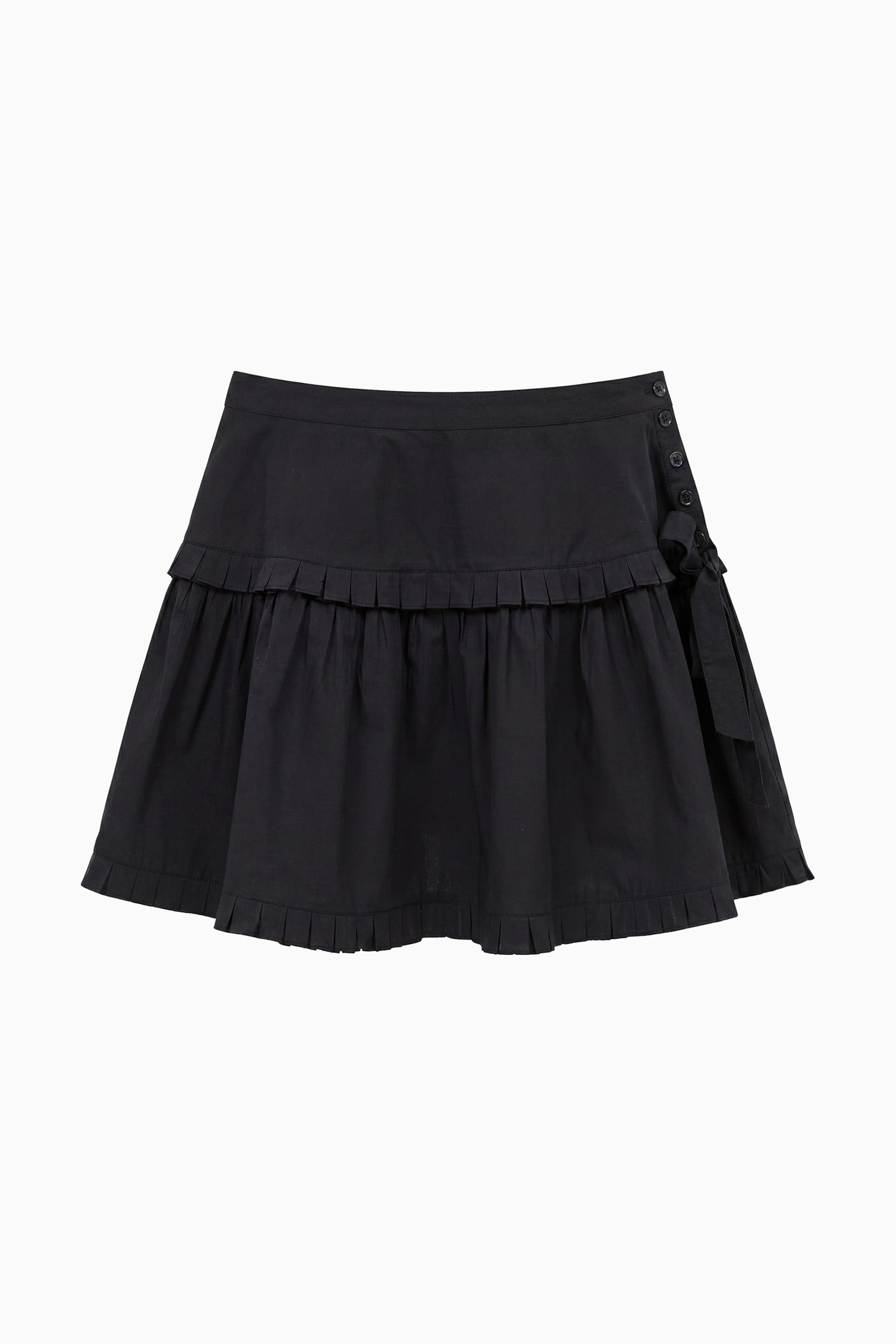 Ulla Johnson Elodie Cotton Mini Skirt - Noir