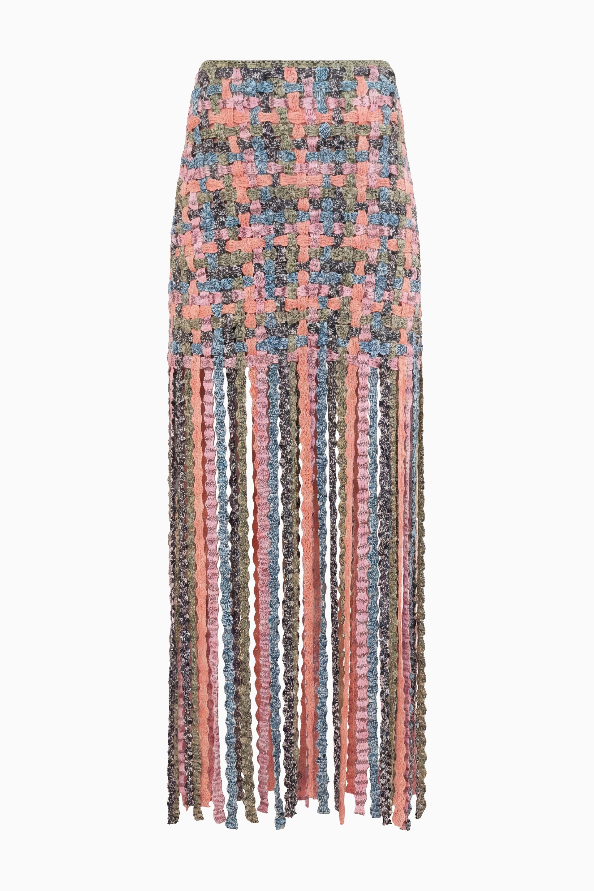 Ulla Johnson Gais Knit Skirt w Fringe - Sunweave