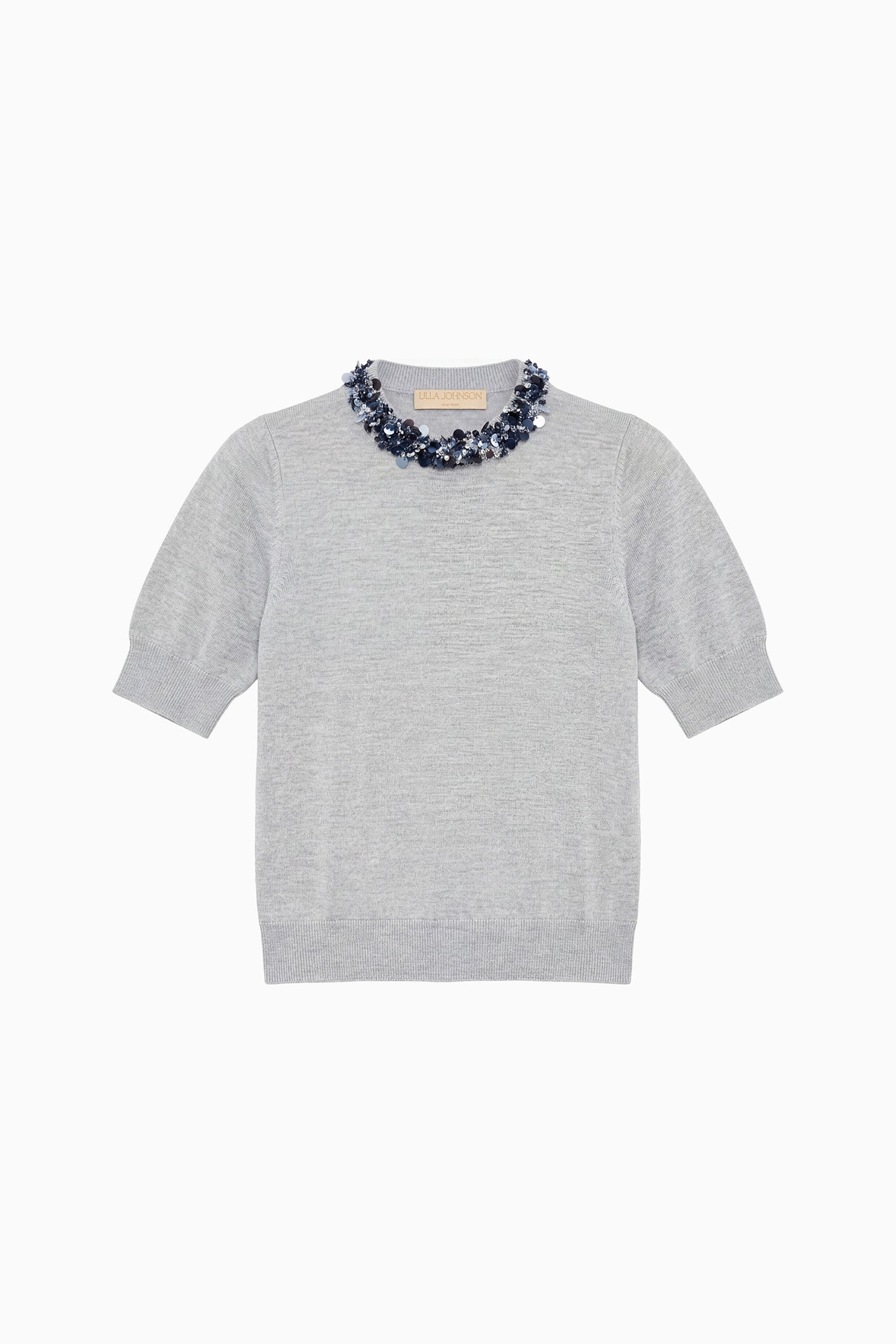 Ulla Johnson Jude Embellished Top - Ash