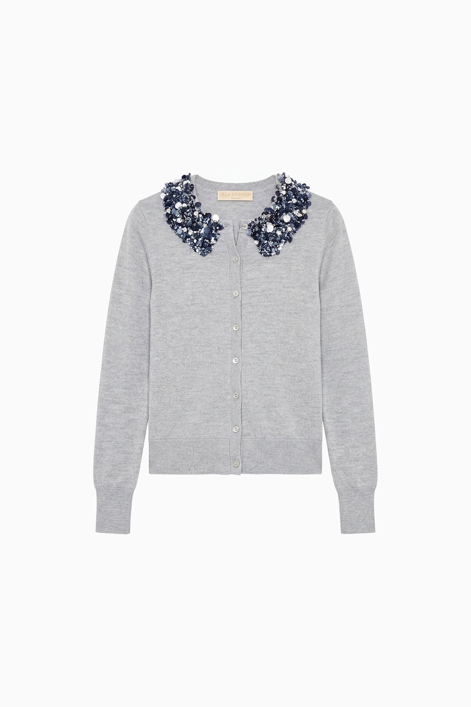 Anna Embellished Cardigan - Ash