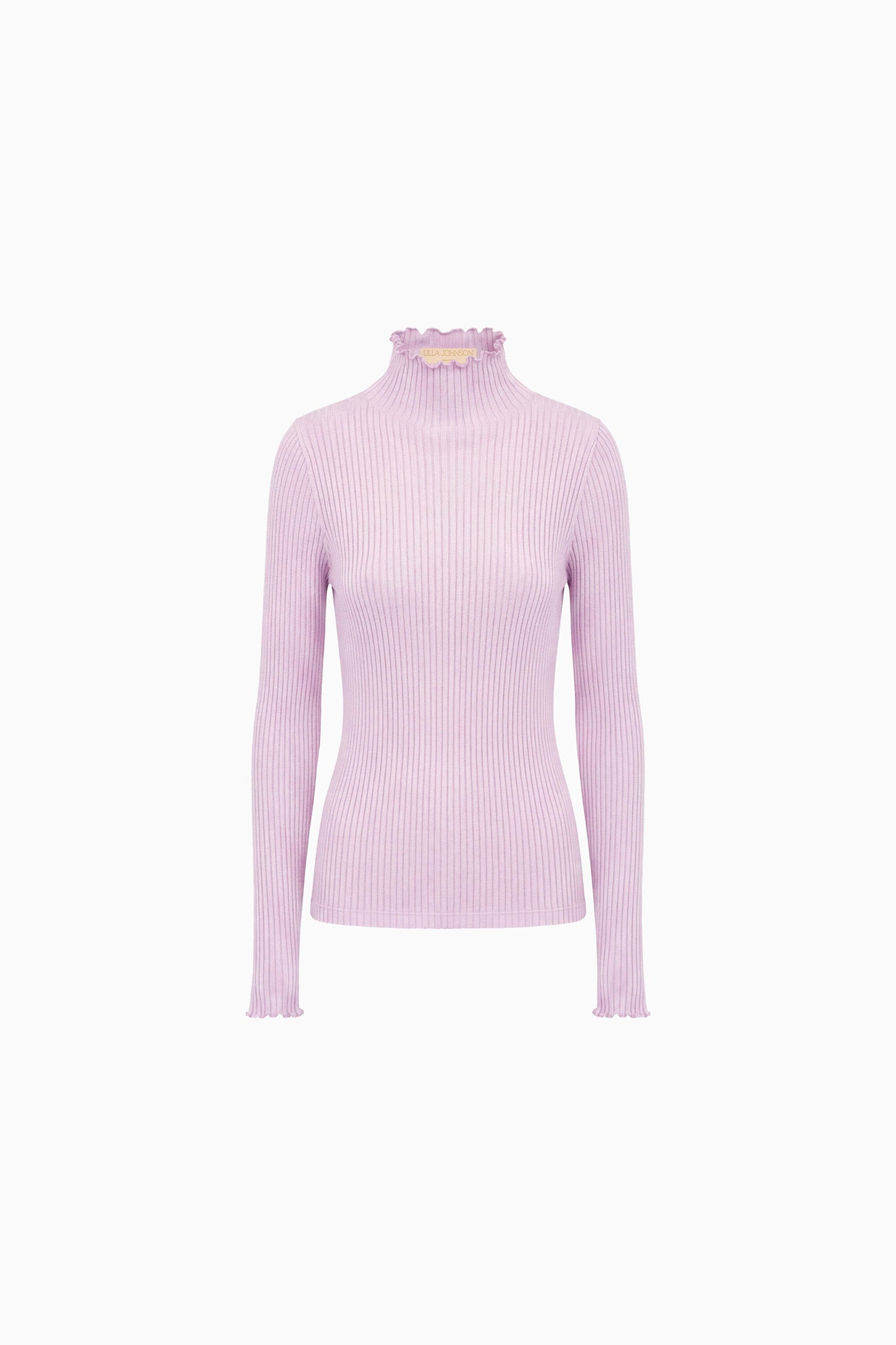 Ulla Johnson Evie Turtleneck Top - Lilac