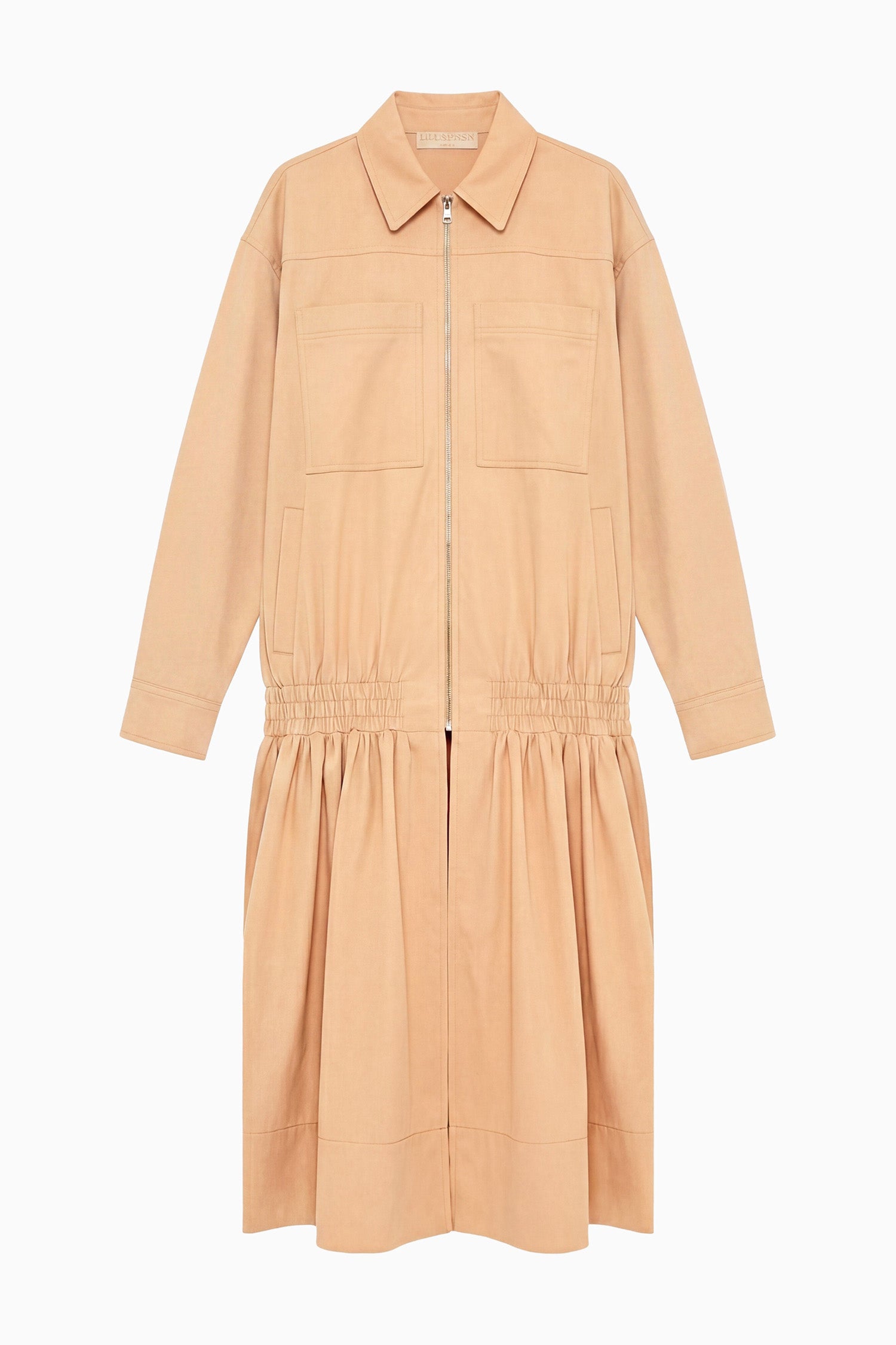 Aubrey Cotton Twill Coat - Fawn