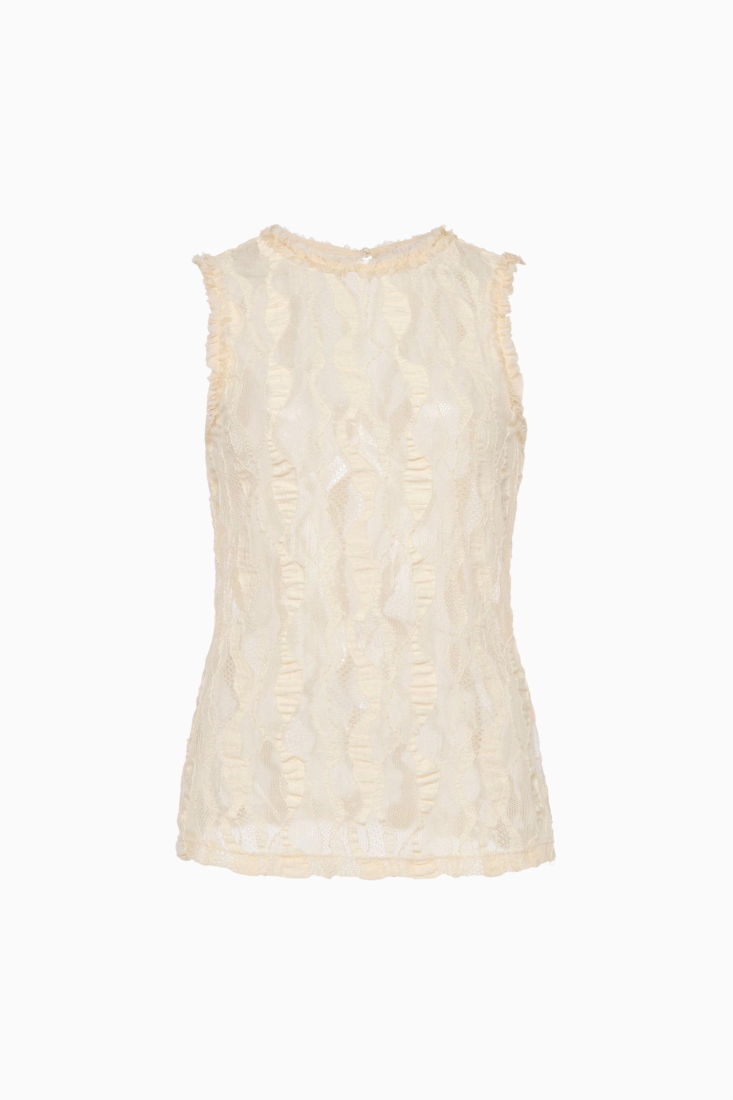 Theodora Sleeveless Tank - Cowrie