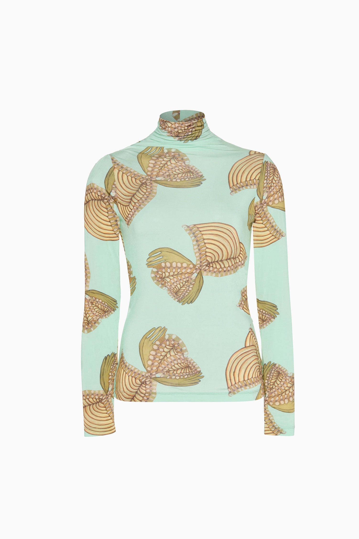 Aurelia Turtleneck - Water Blossoms