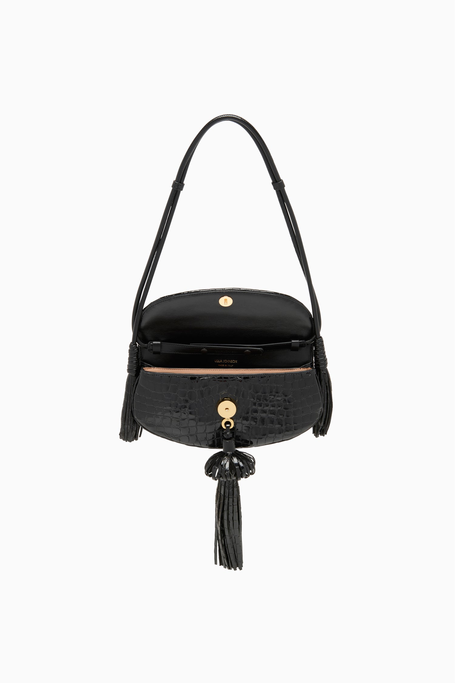 Paloma Tassel Flap Bag - Noir