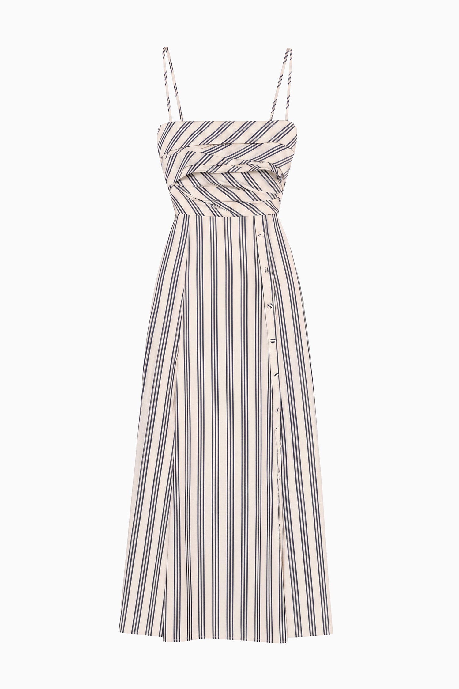 Ulla Johnson Abito canotta Anise - Ecru Stripe