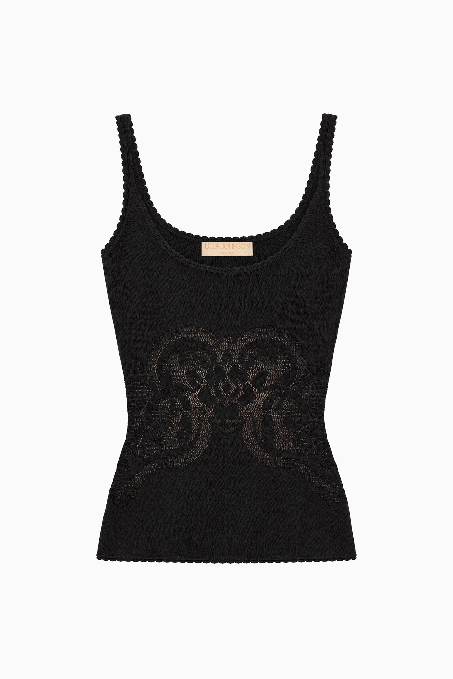 Ulla Johnson Canotta Ingrid in maglia - Noir